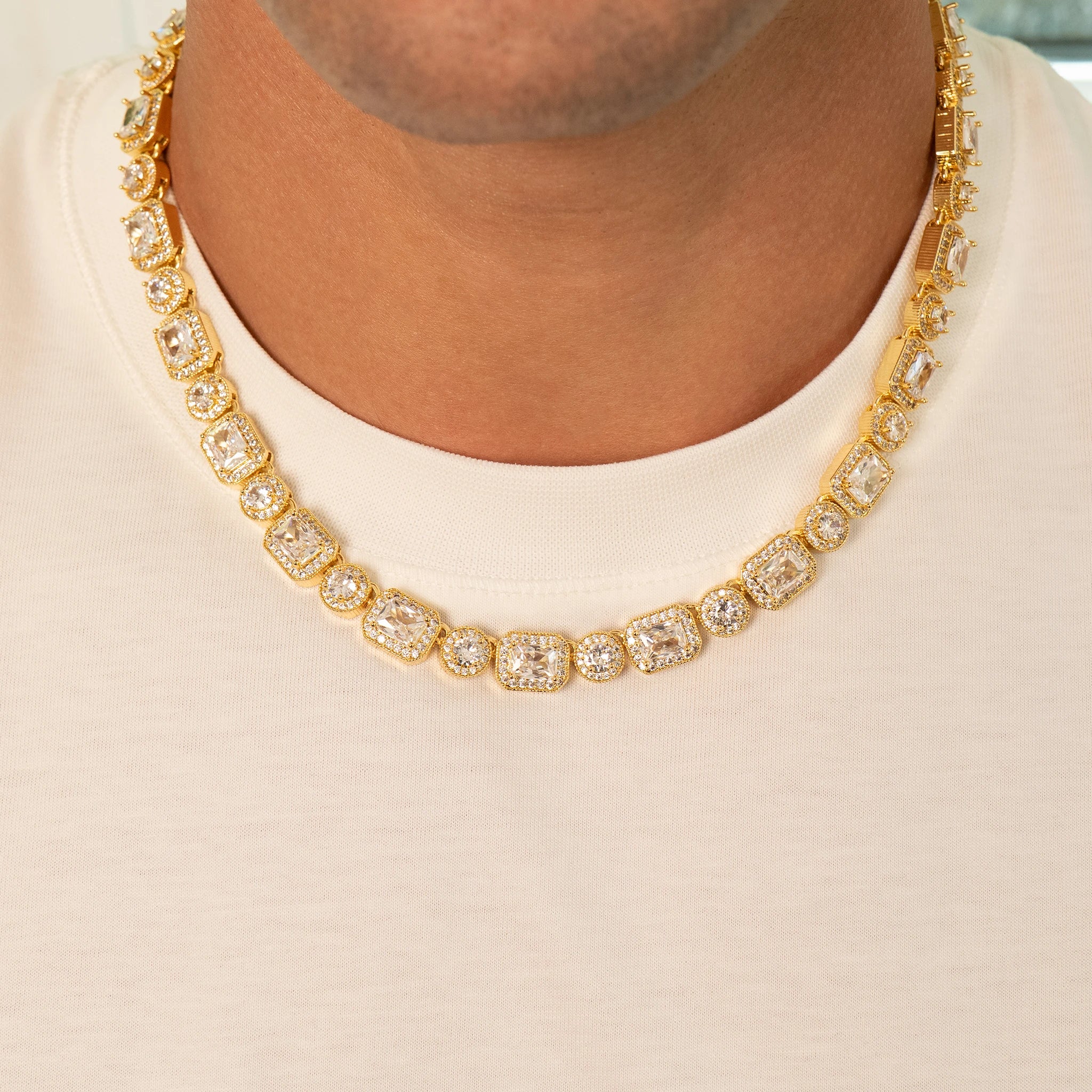 Baguette Iced Chain (Gold)