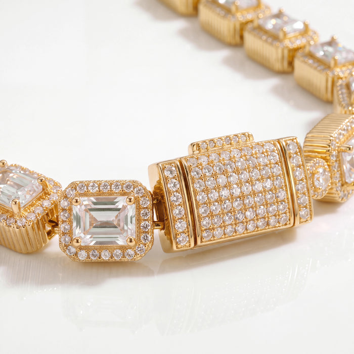 Baguette Iced Chain (Gold)