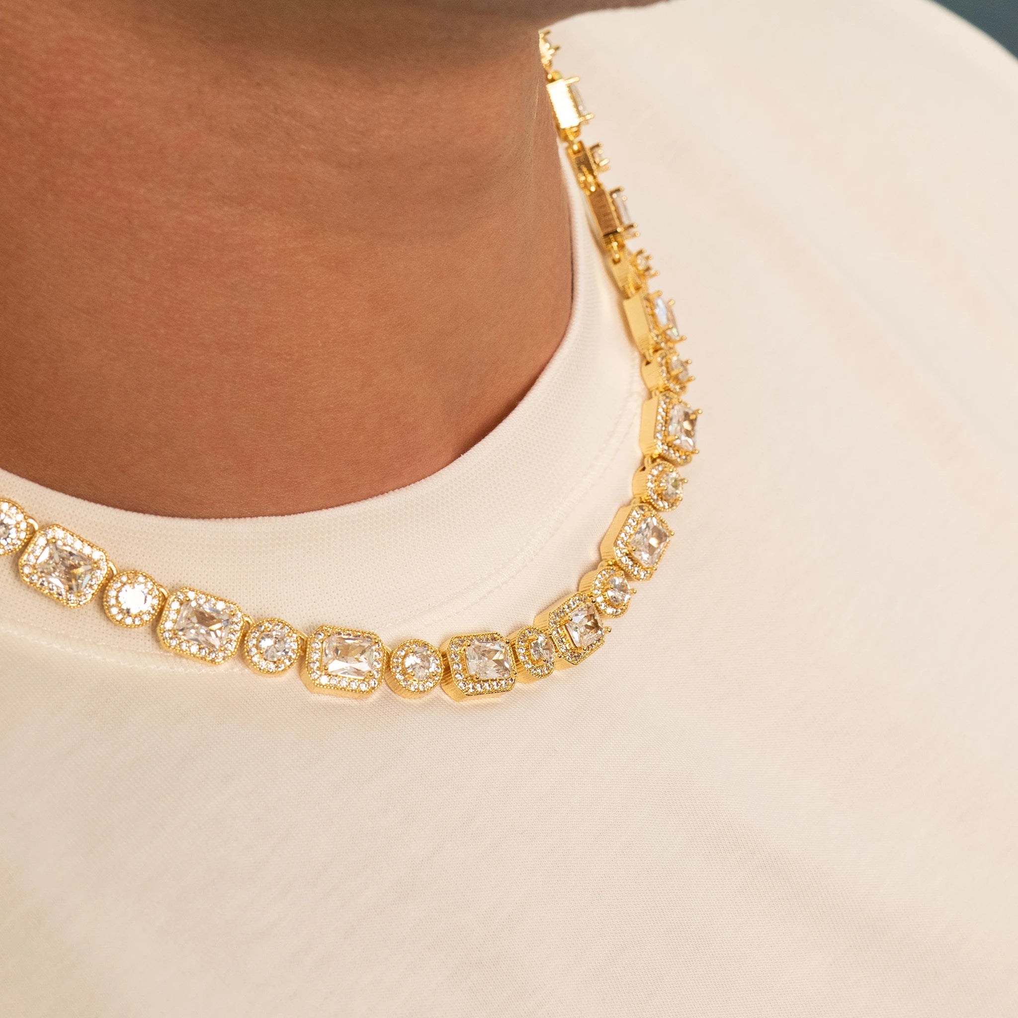 Baguette Iced Chain (Gold)