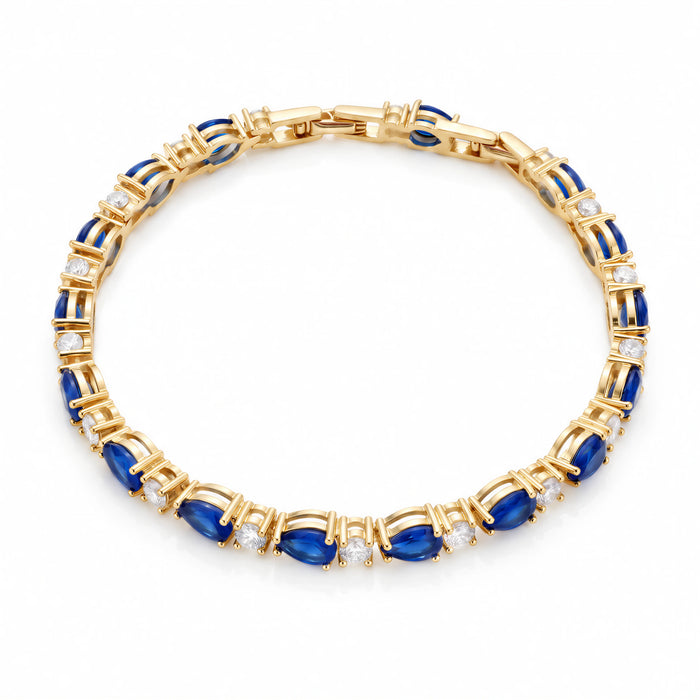 Blue Sapphire Bracelet (Gold)