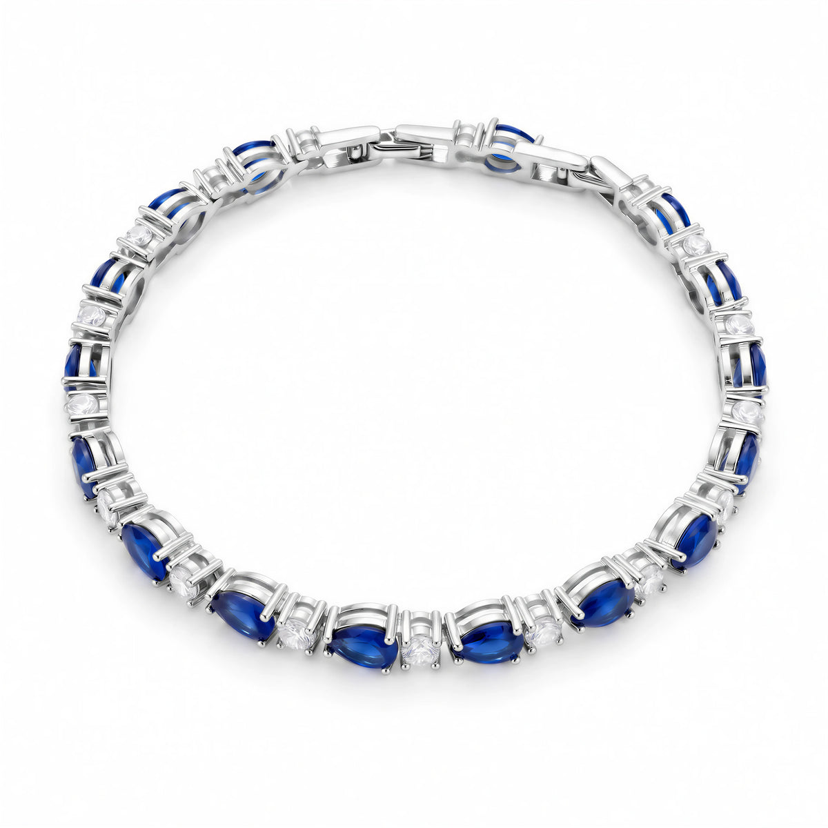 Blue Sapphire Bracelet (SIlver)
