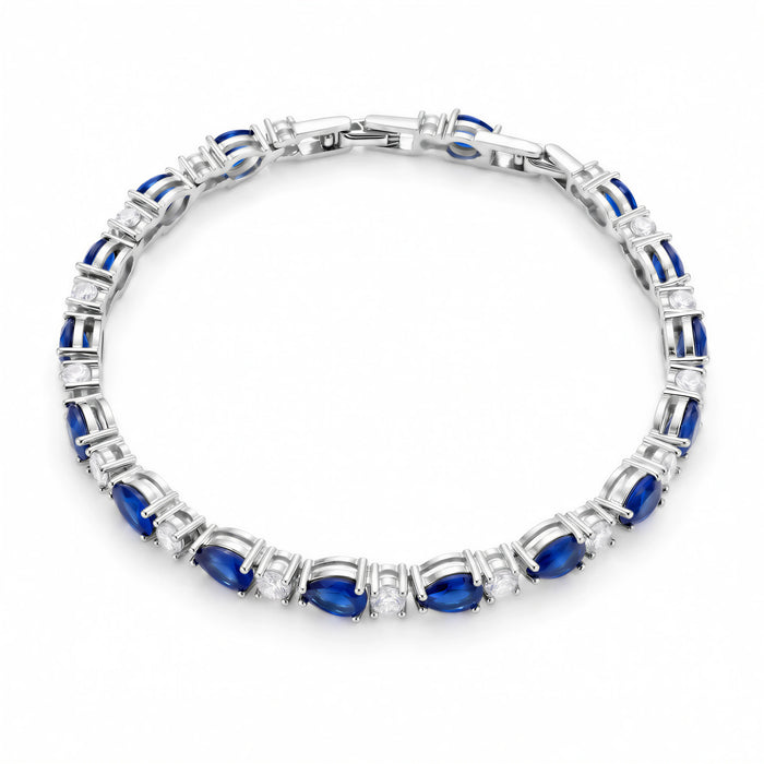 Blue Sapphire Bracelet (SIlver)
