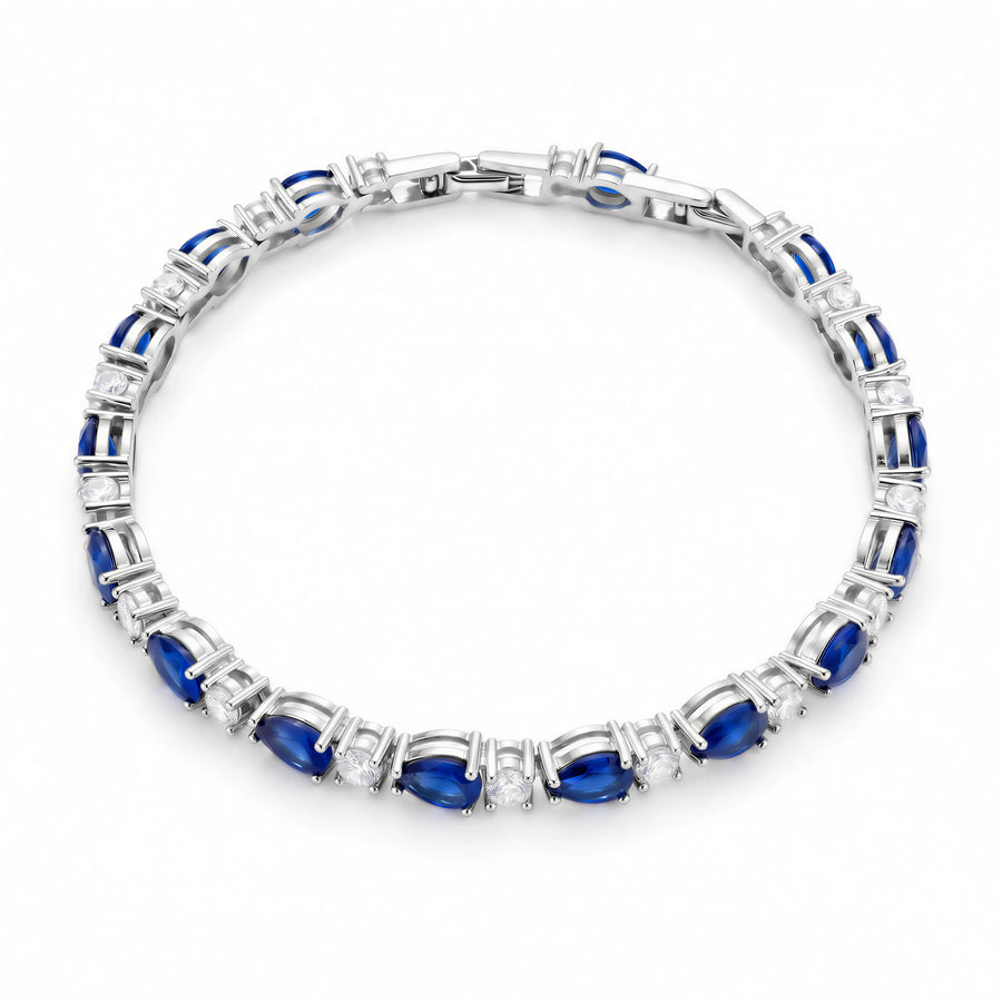 Blue Sapphire Bracelet (SIlver)
