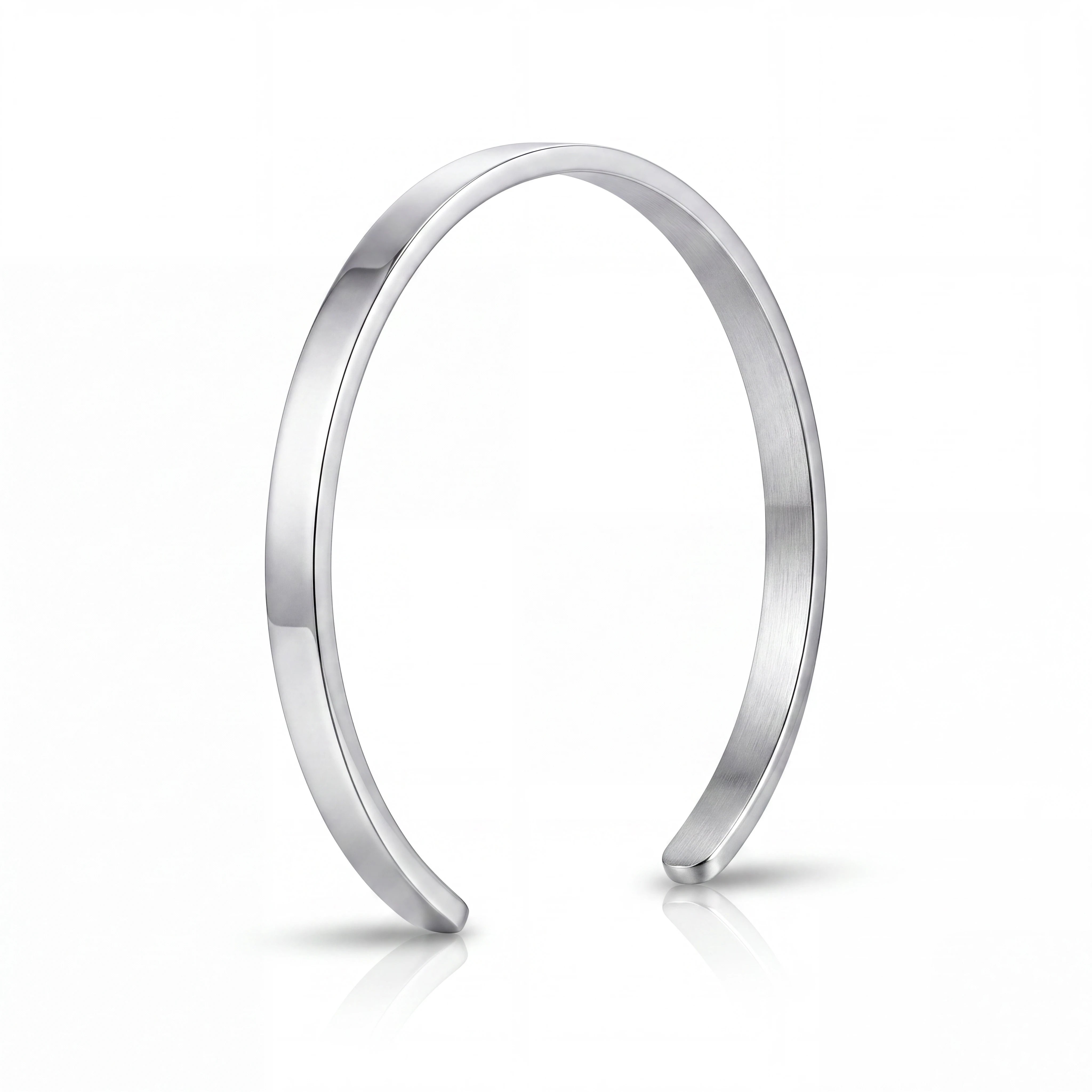 CLASSIC CUFF 4MM (SILVER)