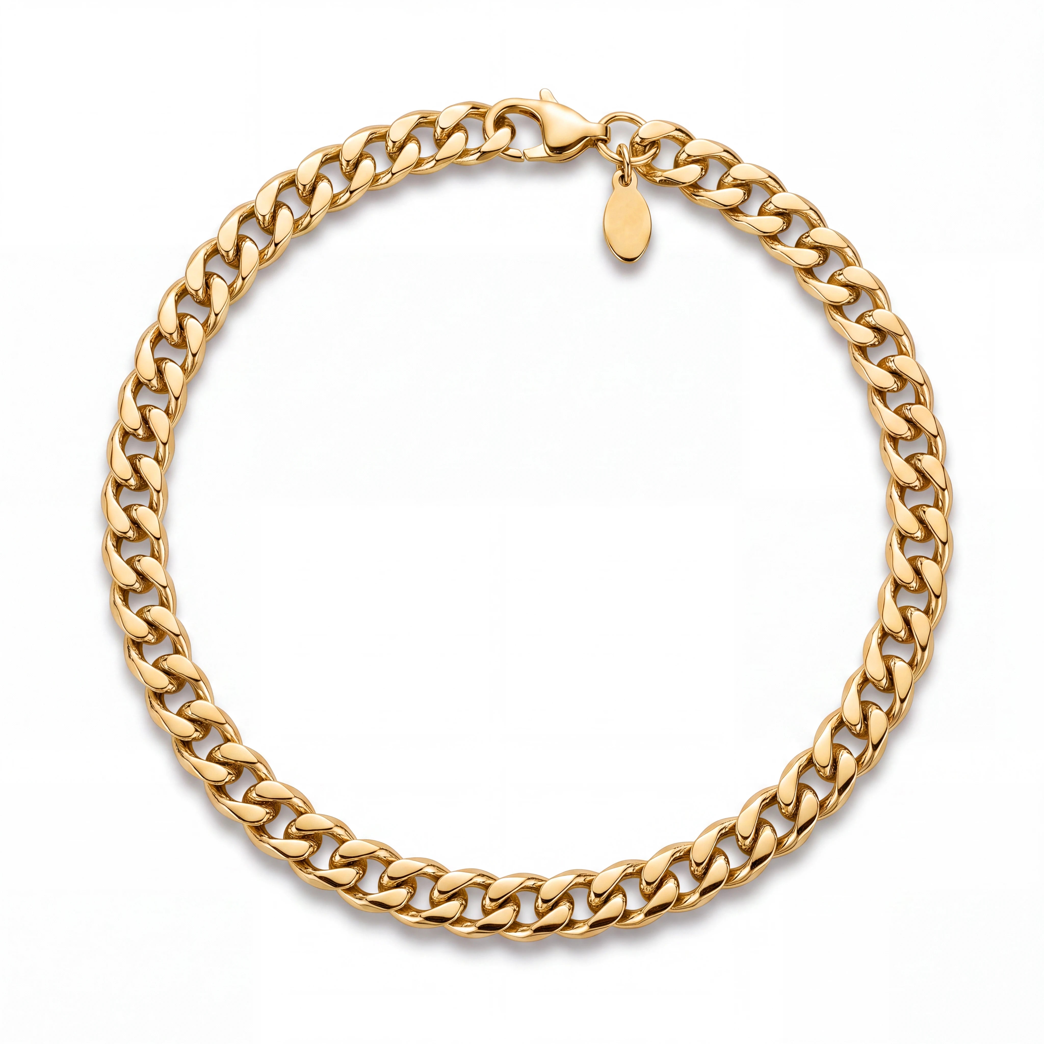 CUBAN BRACELET (GOLD) 4MM