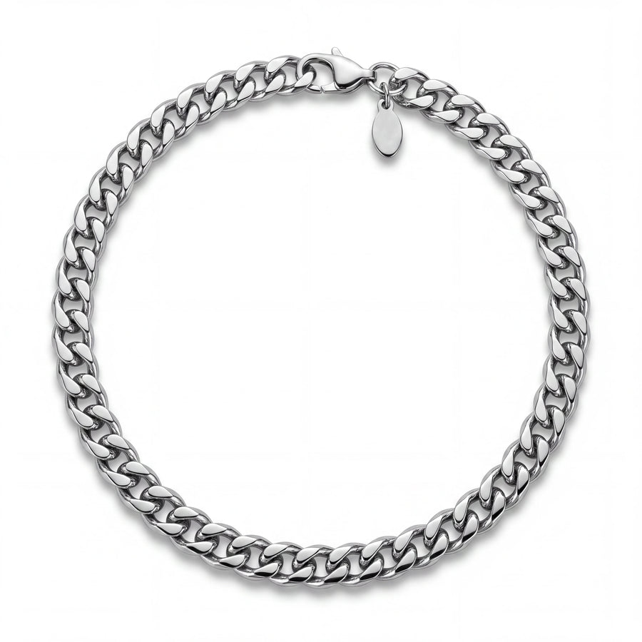 CUBAN BRACELET (SILVER) 4MM