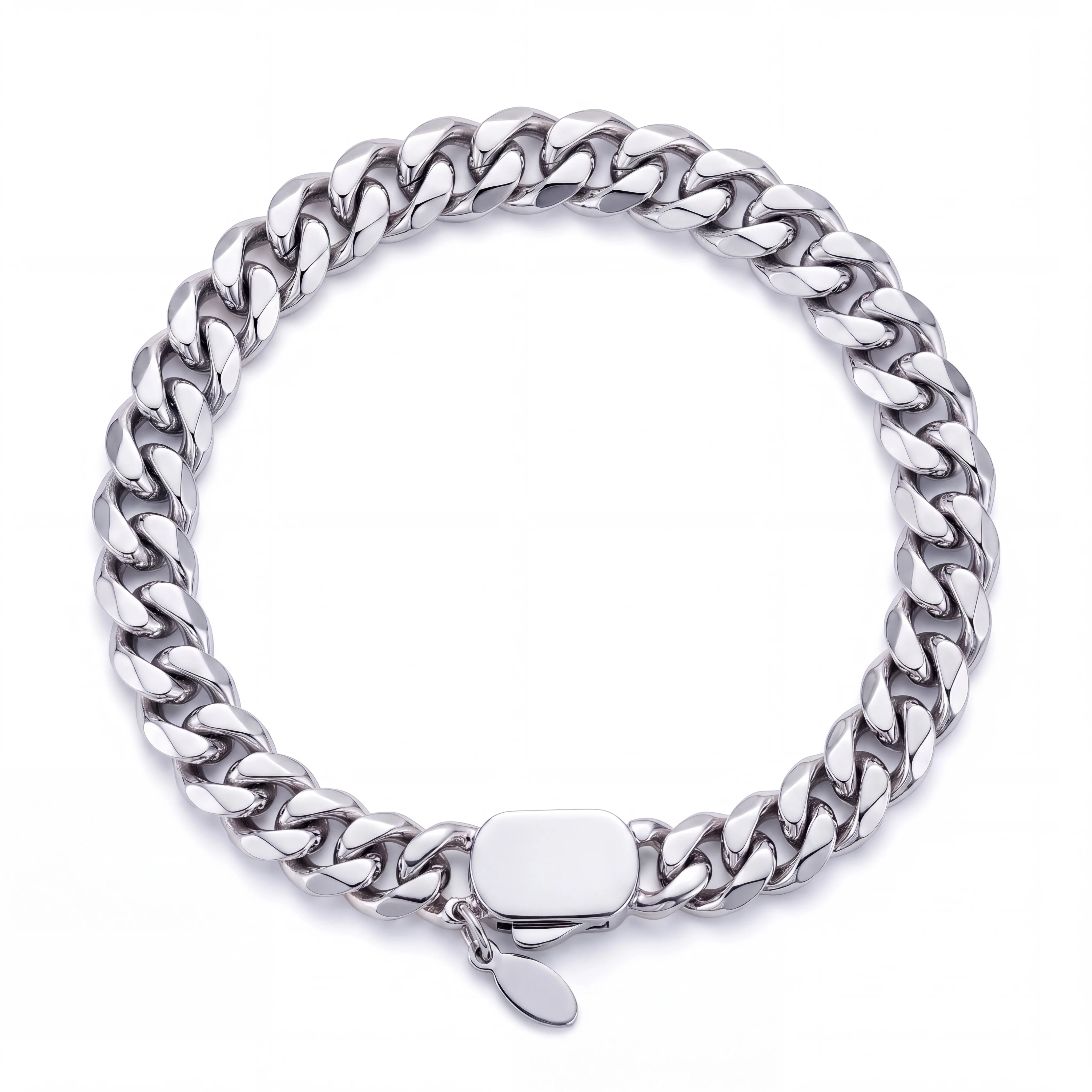 CUBAN BRACELET (SILVER) 8MM