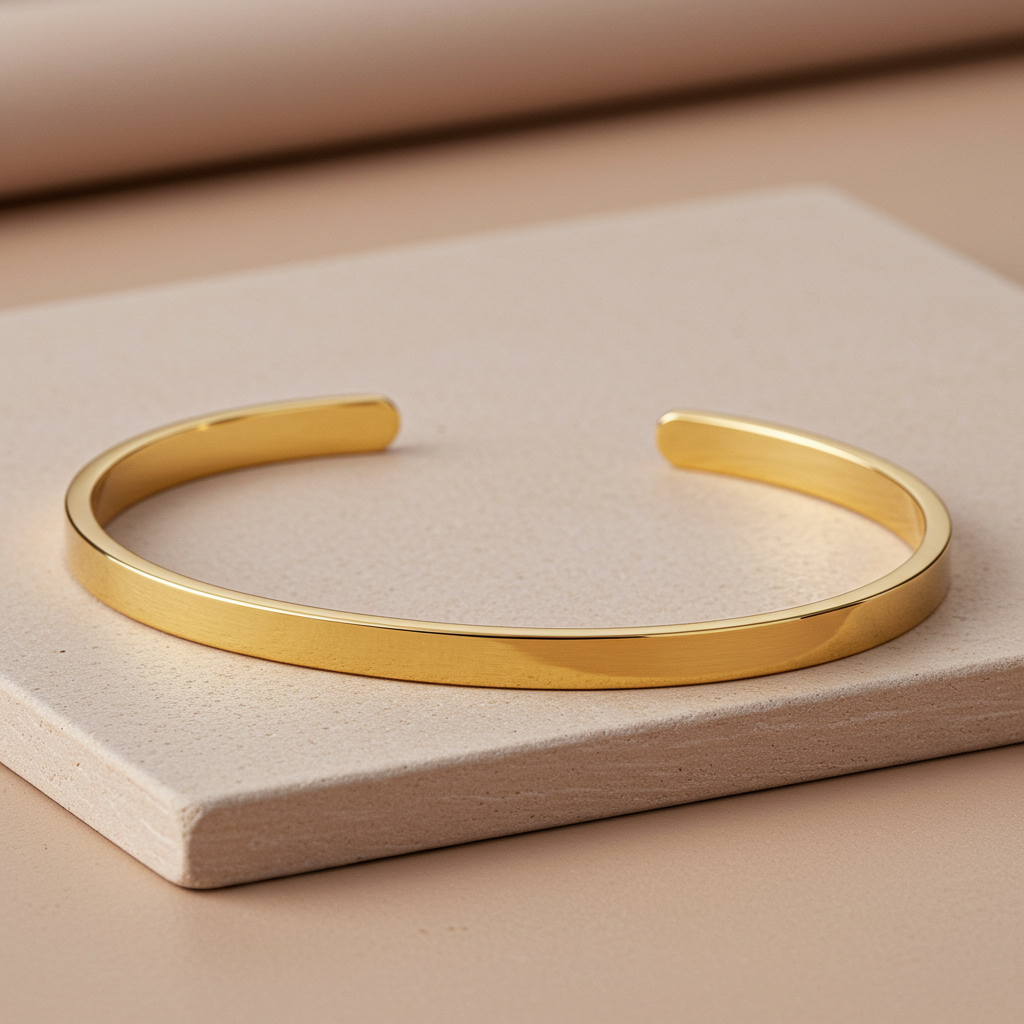 CLASSIC CUFF 4MM (GOLD)