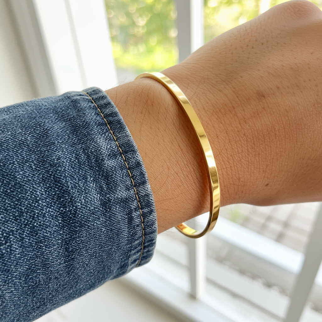 CLASSIC CUFF 4MM (GOLD)