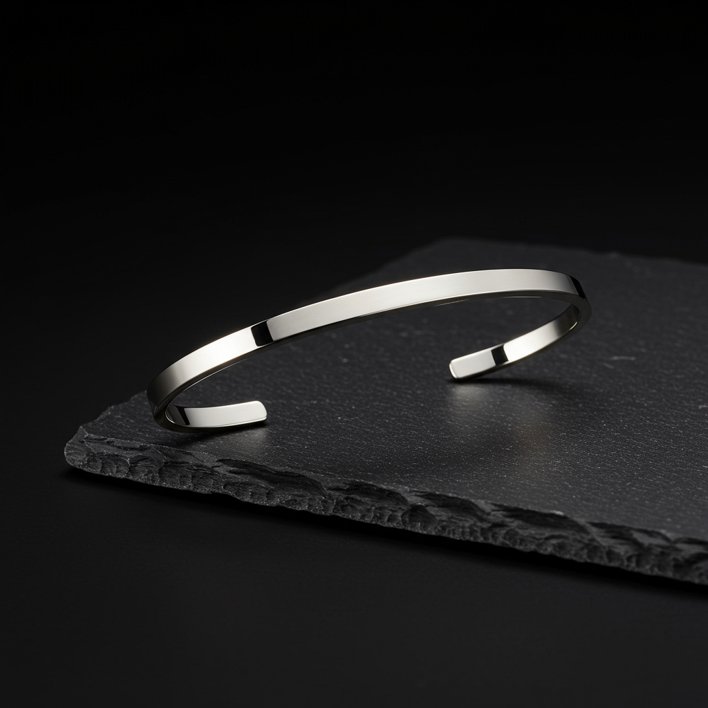 CLASSIC CUFF 4MM (SILVER)