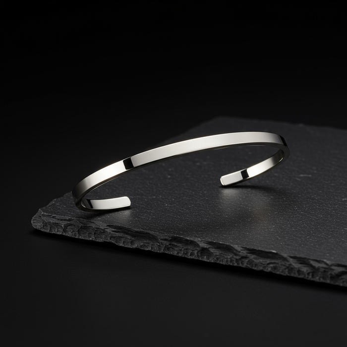 CLASSIC CUFF 4MM (SILVER)