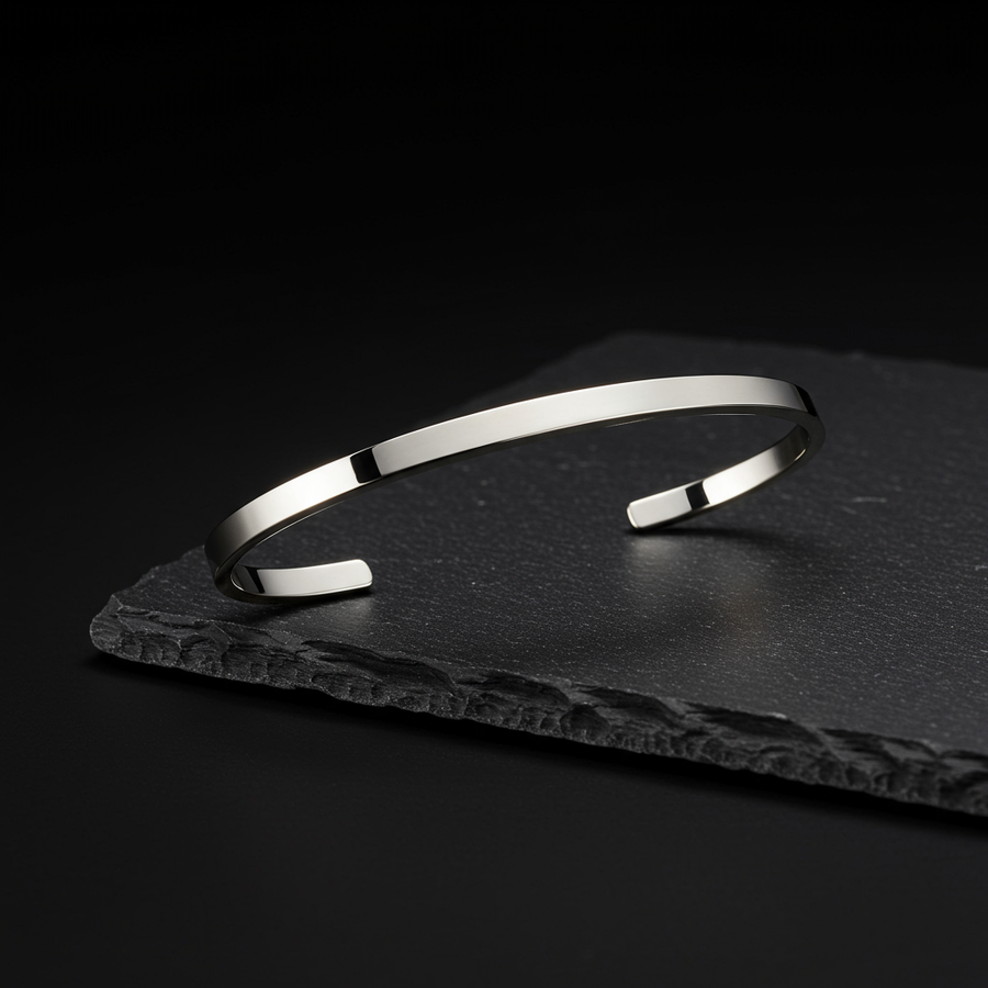 CLASSIC CUFF 4MM (SILVER)