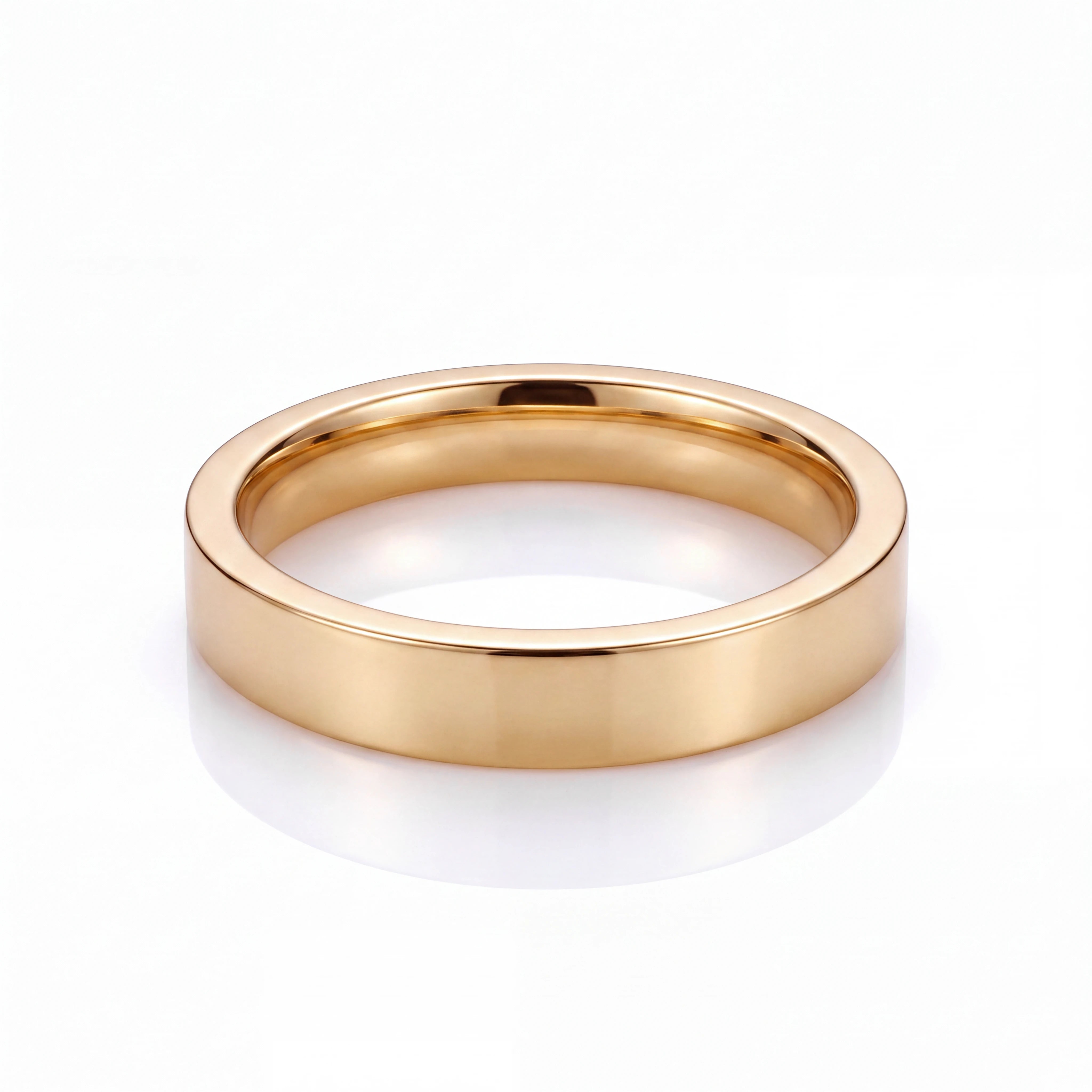 Flat Band Ring 4MM (Gold)