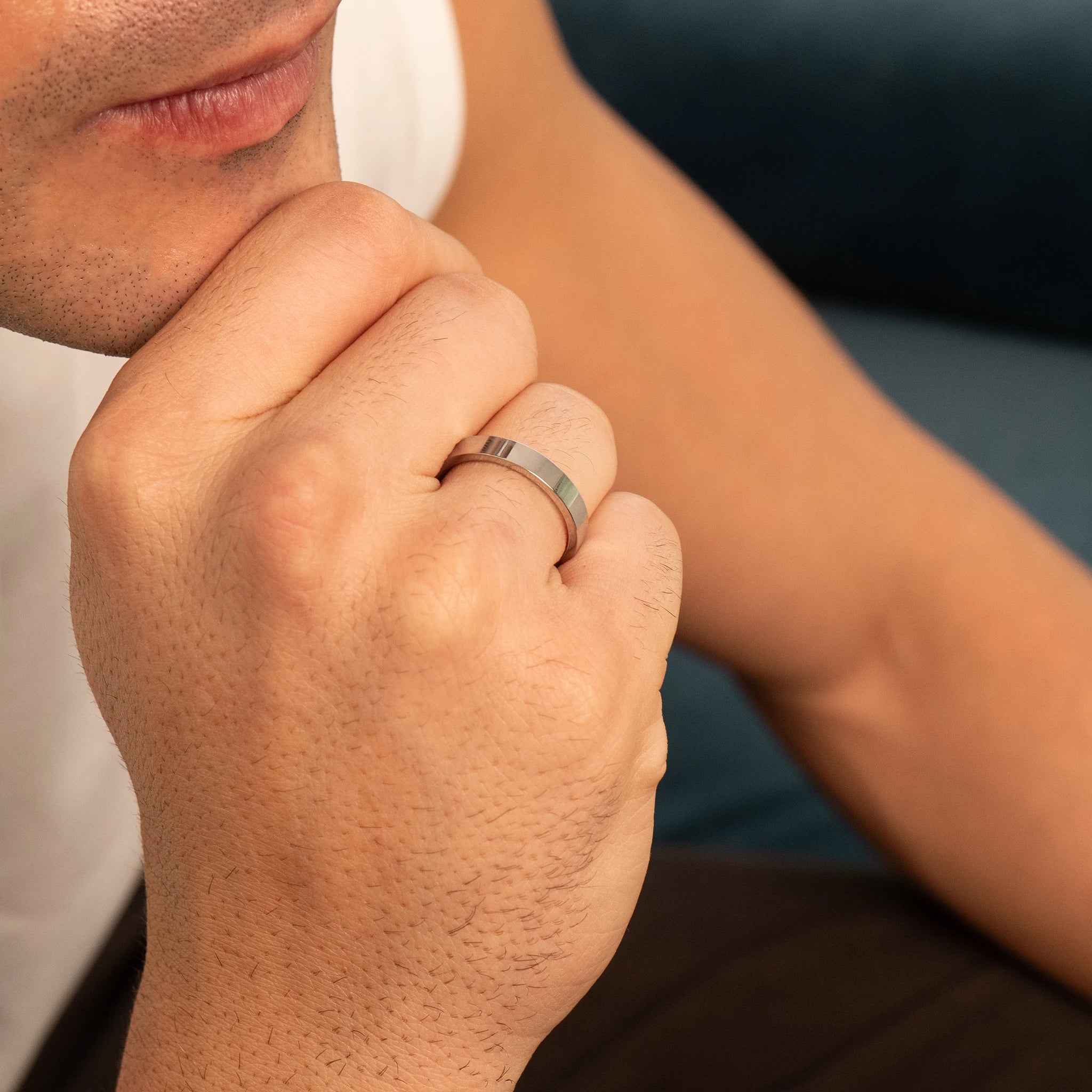 Flat Band Ring 4MM (Silver)