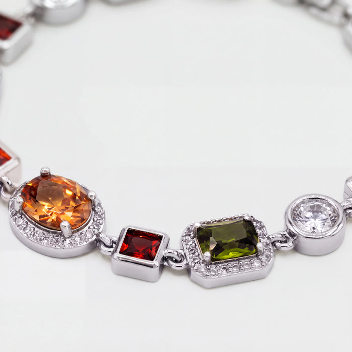GEMSTONE BRACELET (SILVER)