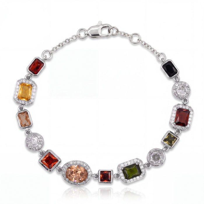 GEMSTONE BRACELET (SILVER)