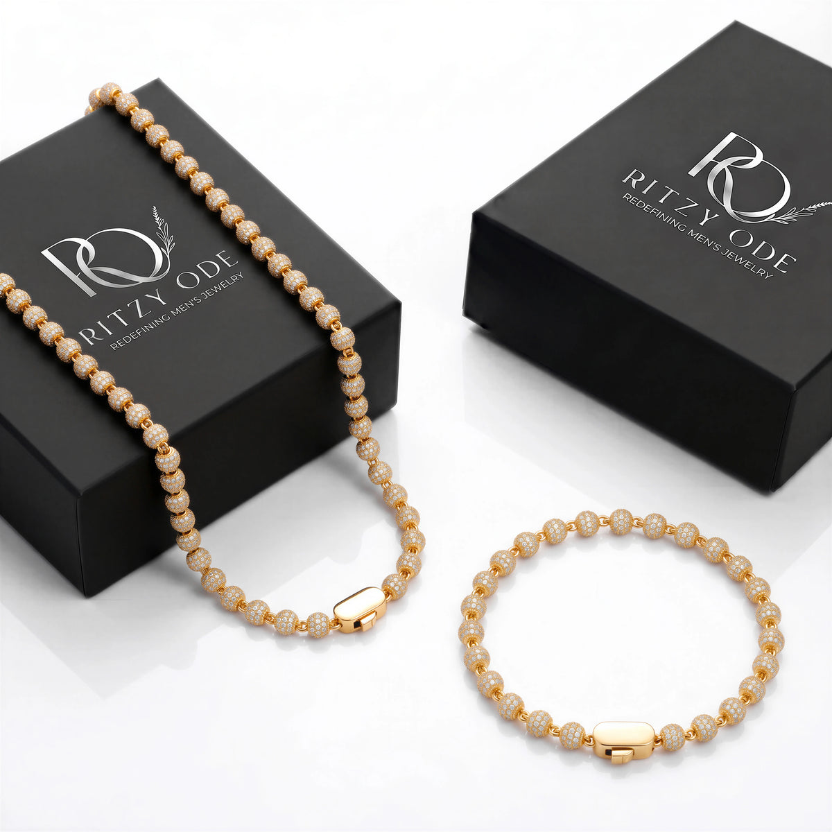 Iced Ball Set (Gold)