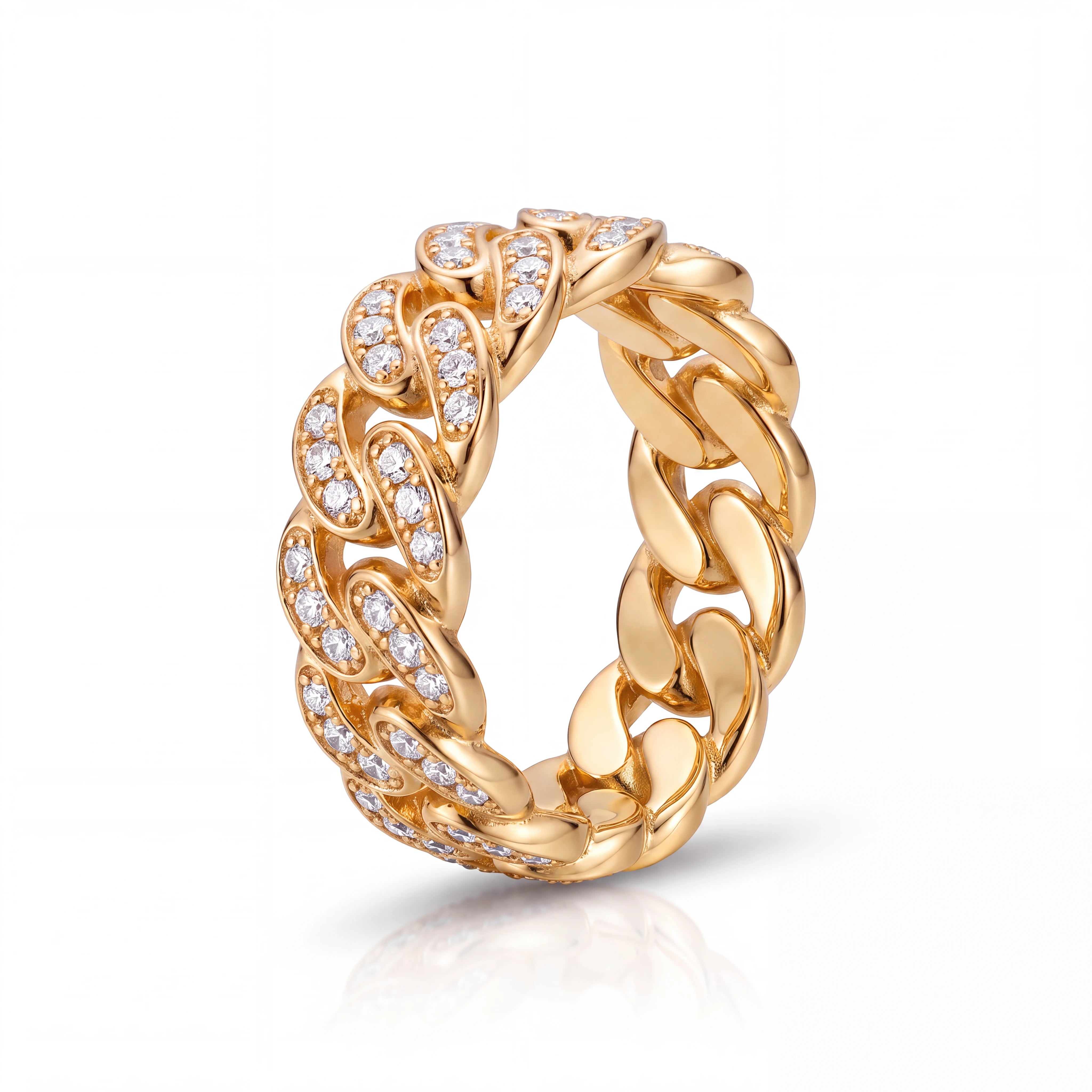 Iced Cuban Ring (Gold)