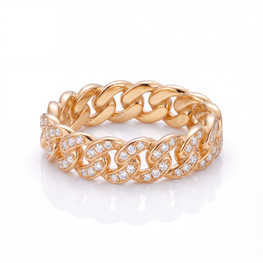 Iced Cuban Ring (Gold)