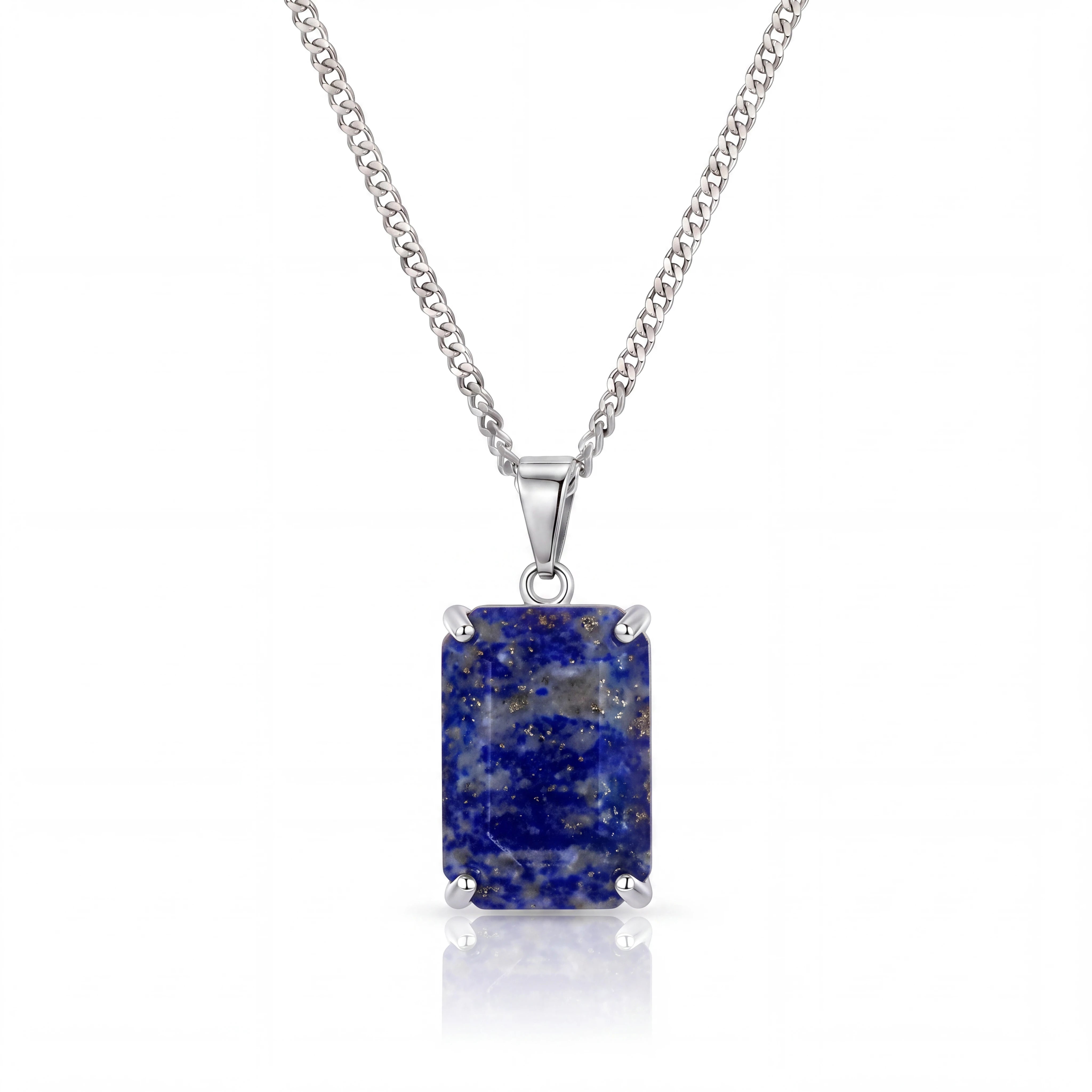Lapis Lazuli Pendant (Silver)