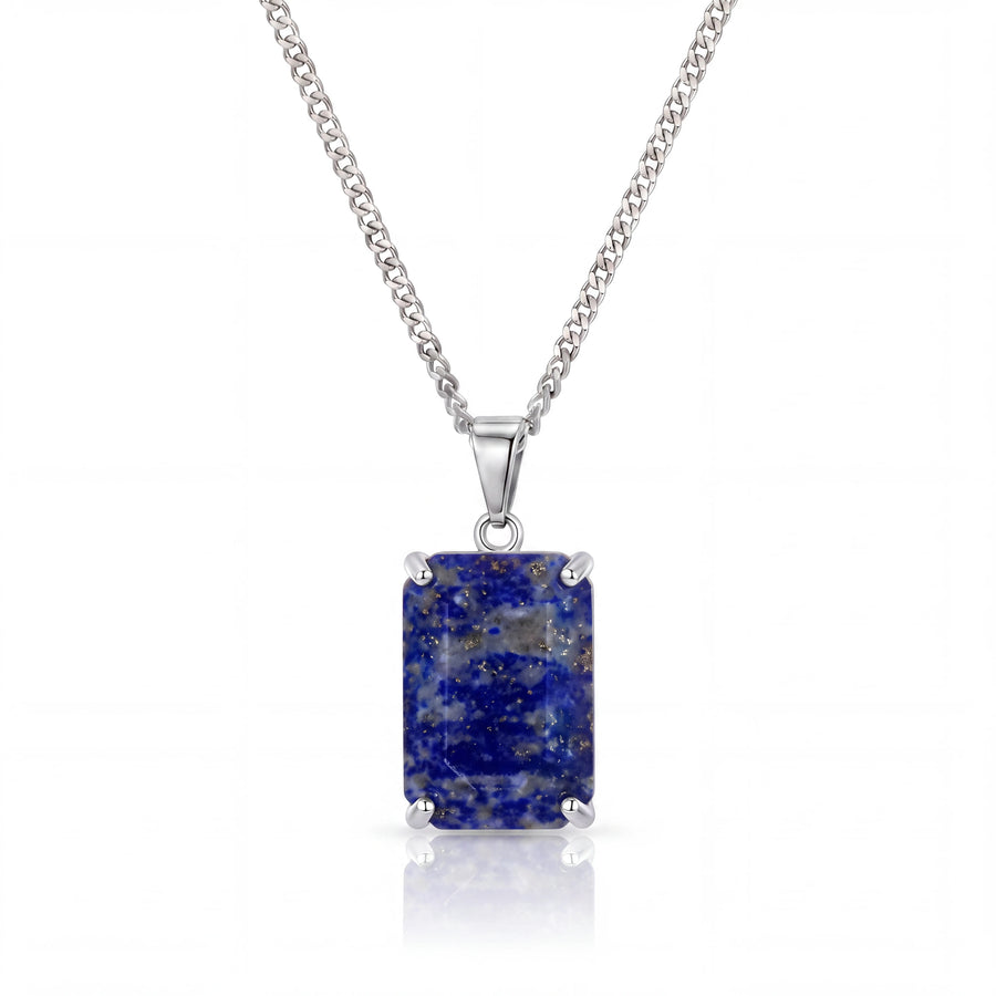 Lapis Lazuli Pendant (Silver)