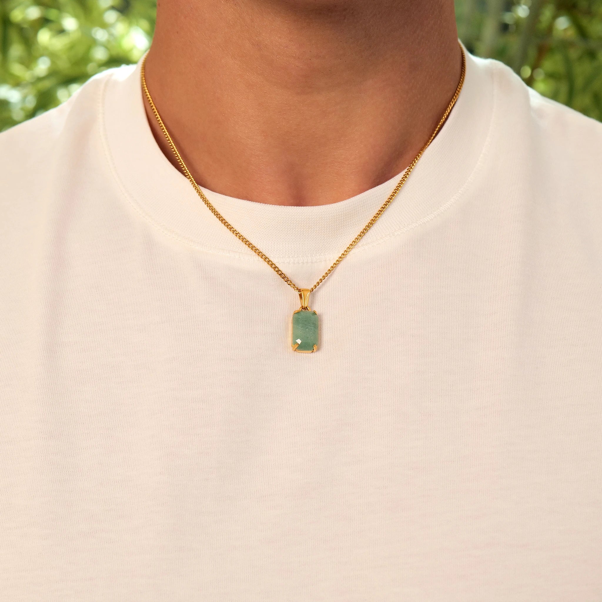 Limestone Pendant (Gold)