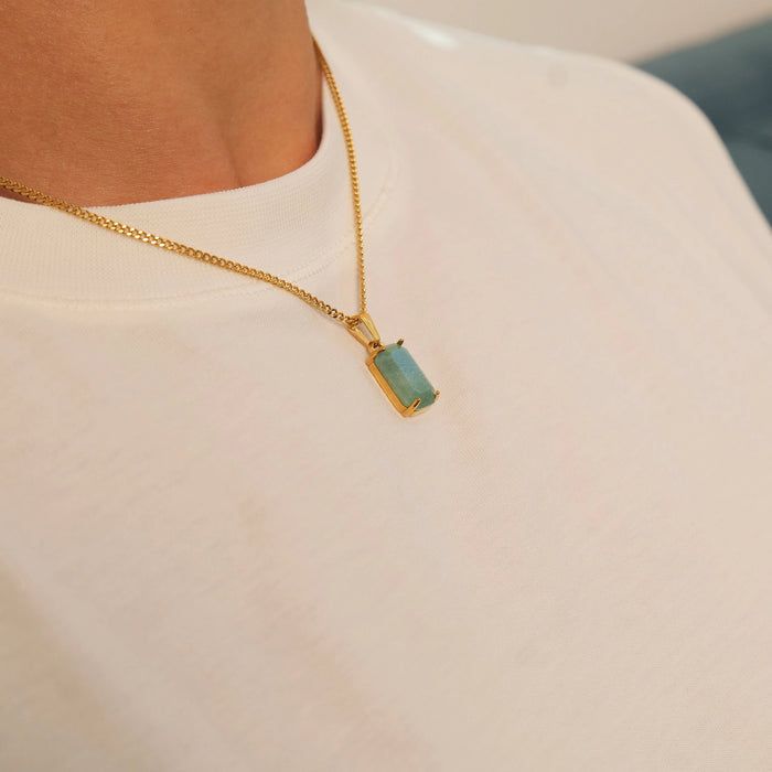 Limestone Pendant (Gold)