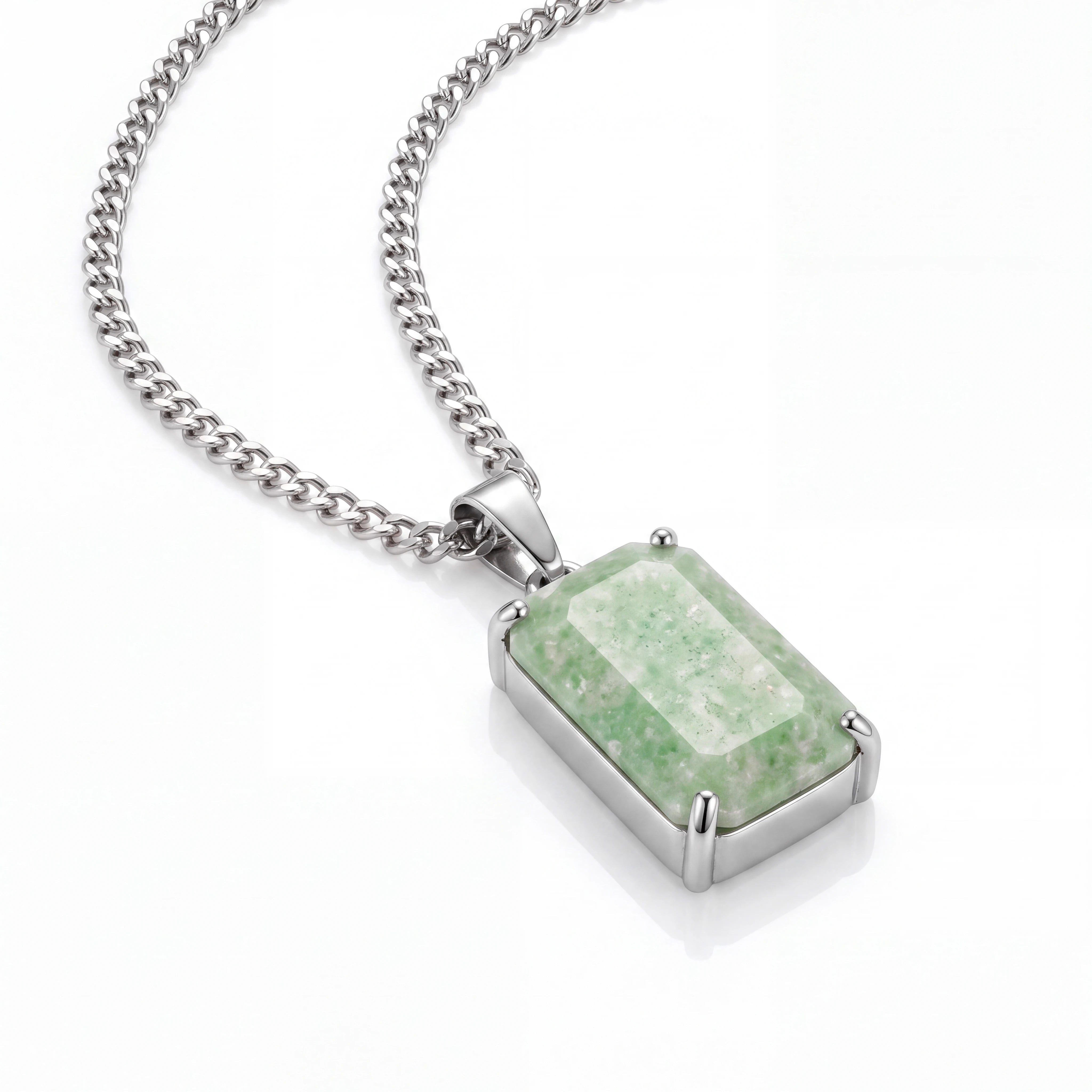 Limestone Pendant (Silver)