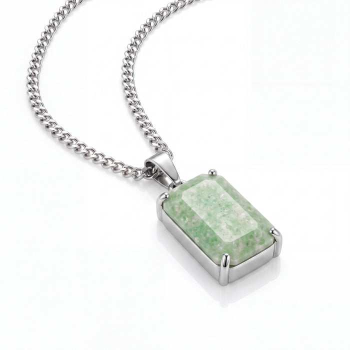 Limestone Pendant (Silver)