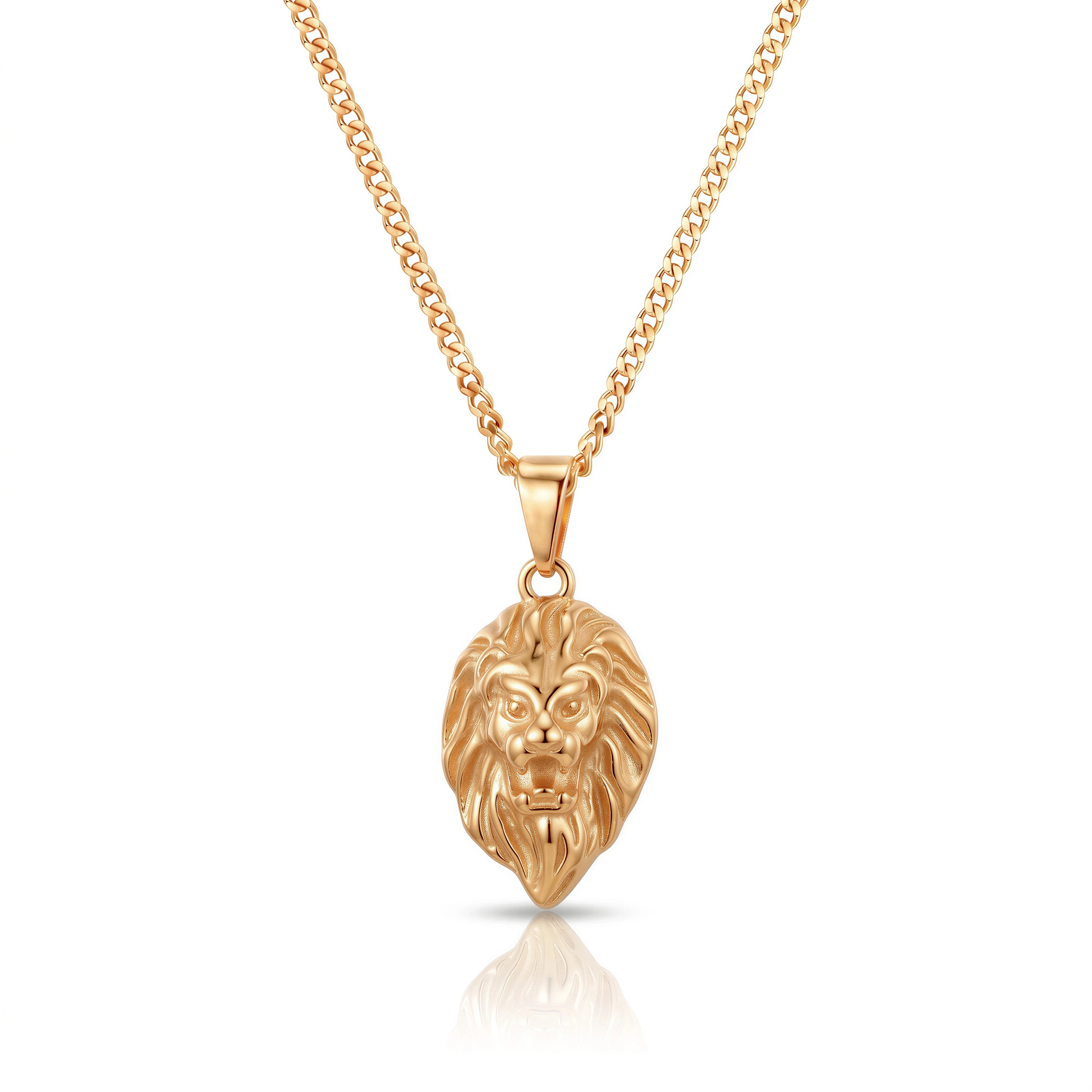 Lion Pendant (Gold)
