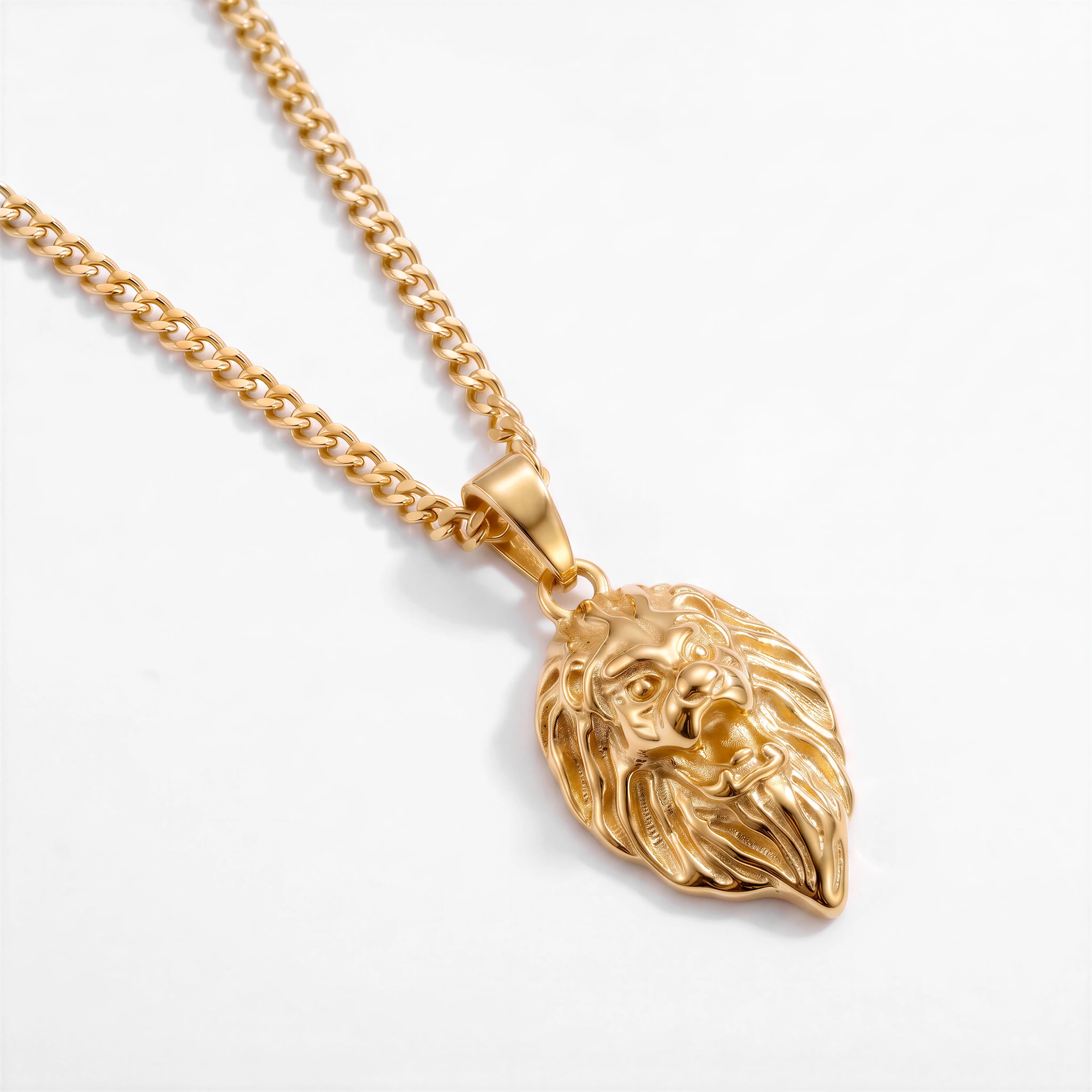 Lion Pendant (Gold)
