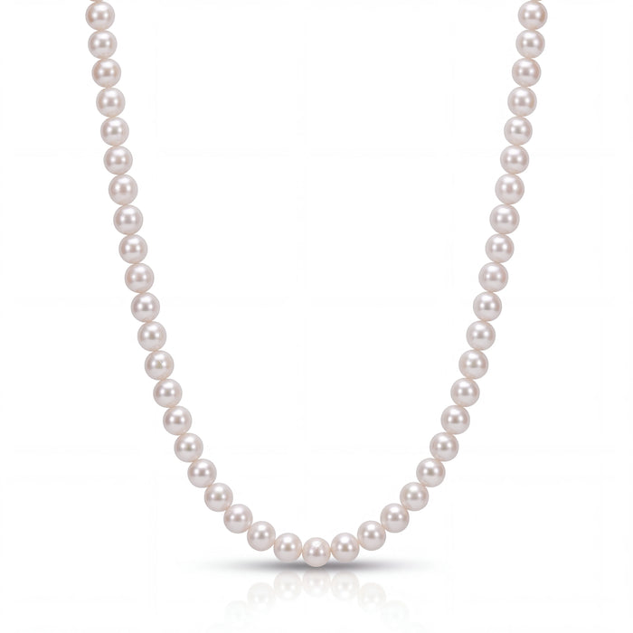 Natural Pearl Necklace (Silver)