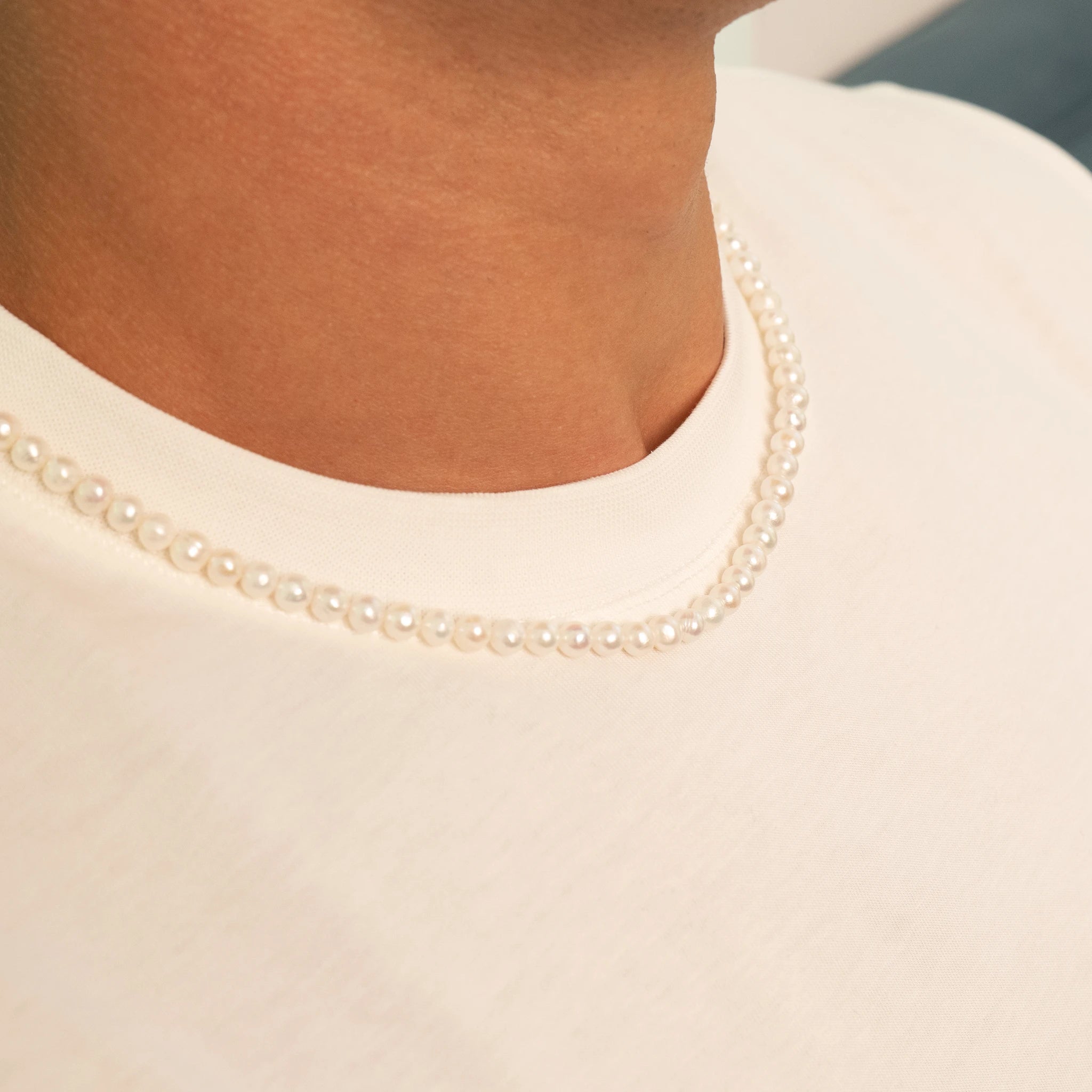 Natural Pearl Set (Silver)
