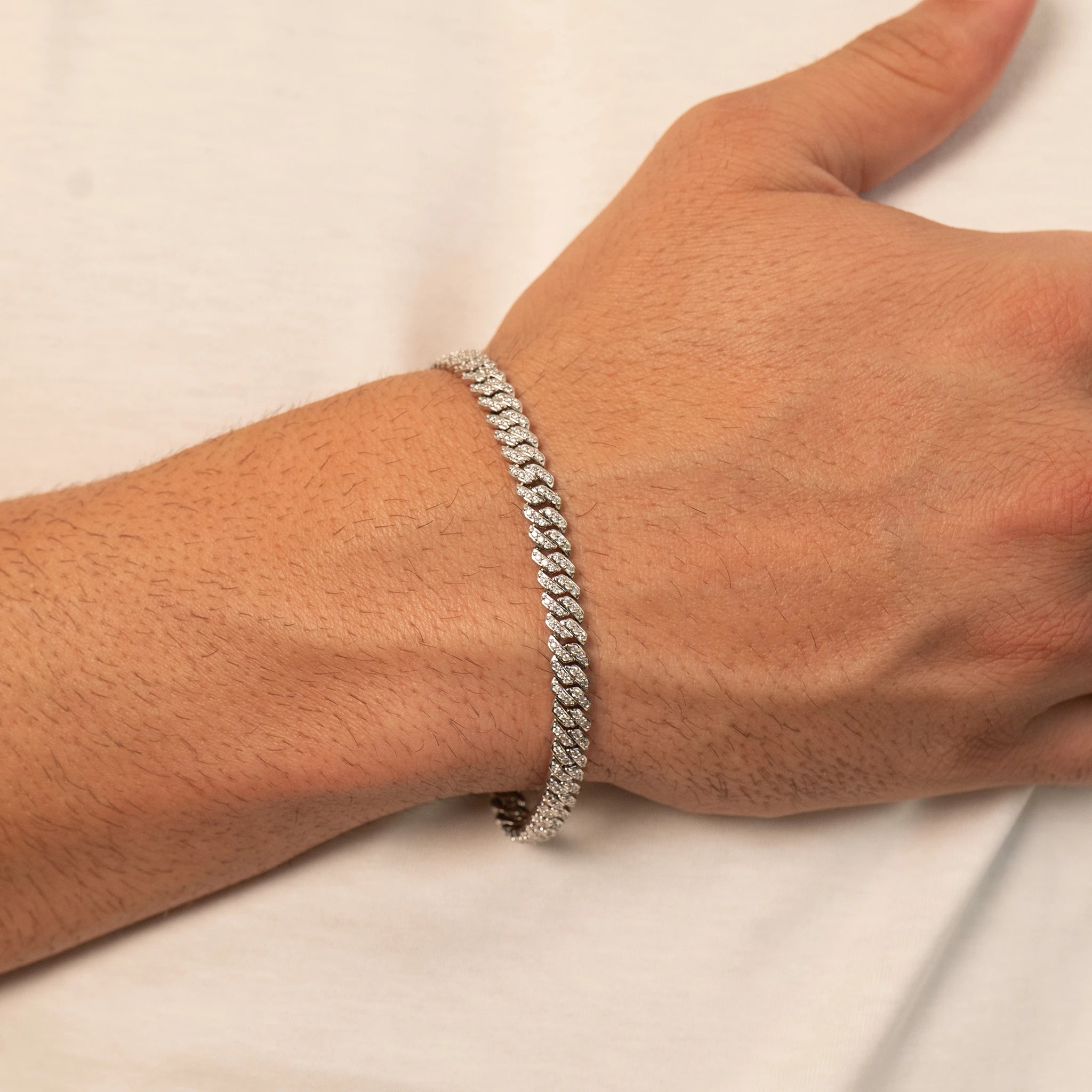 Micro Cuban Iced Set (Silver)