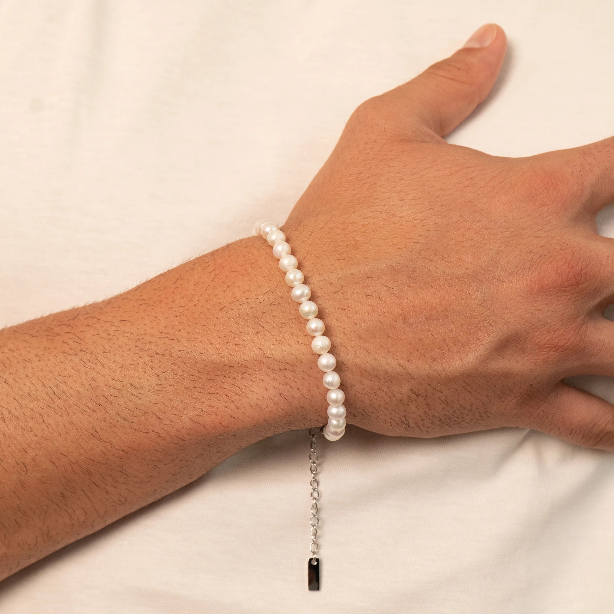 Natural Pearl Set (Silver)