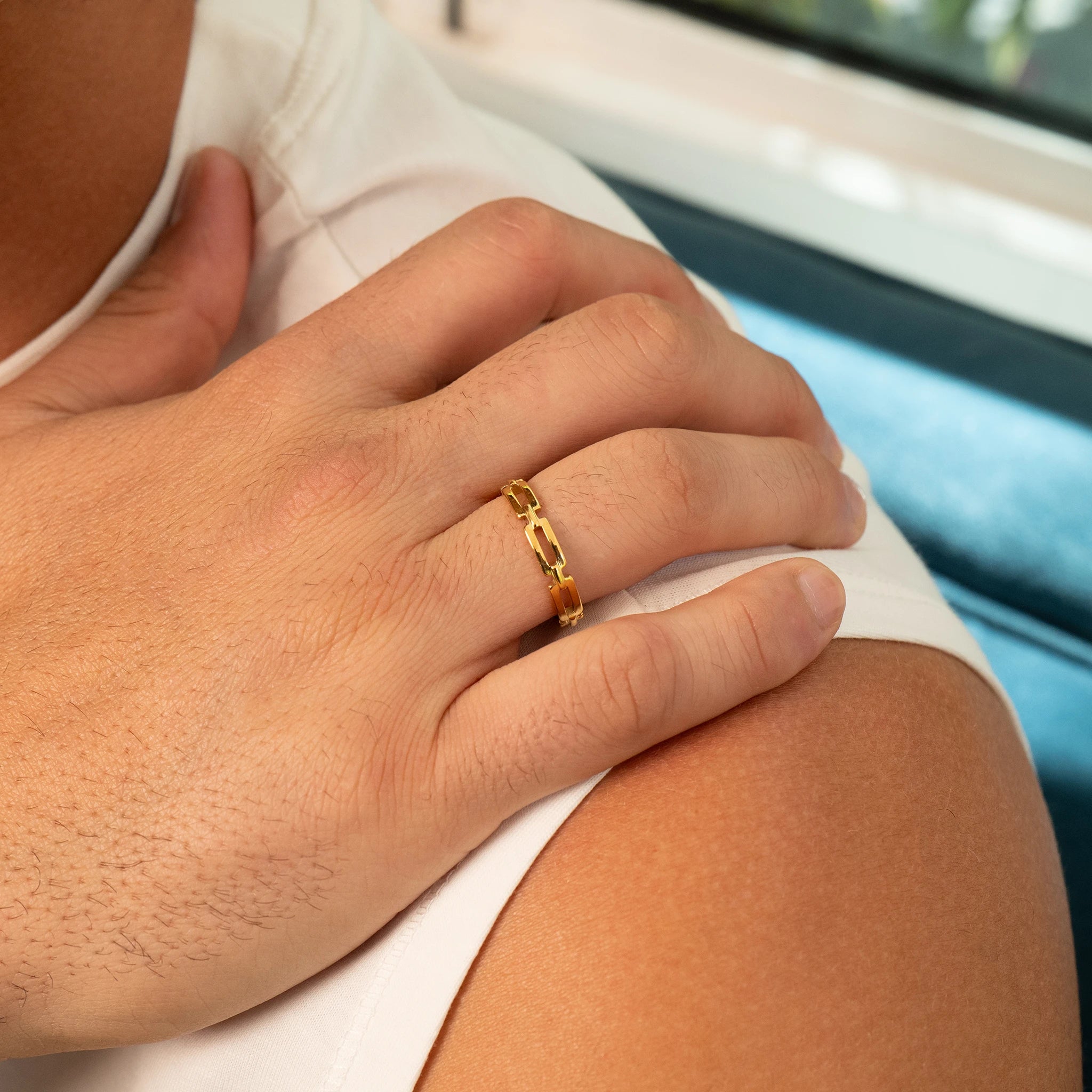 Paperclip Ring (Gold)