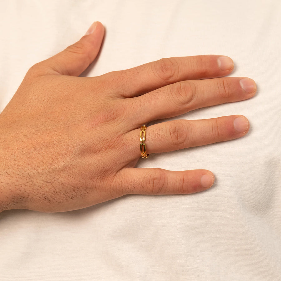 Paperclip Ring (Gold)
