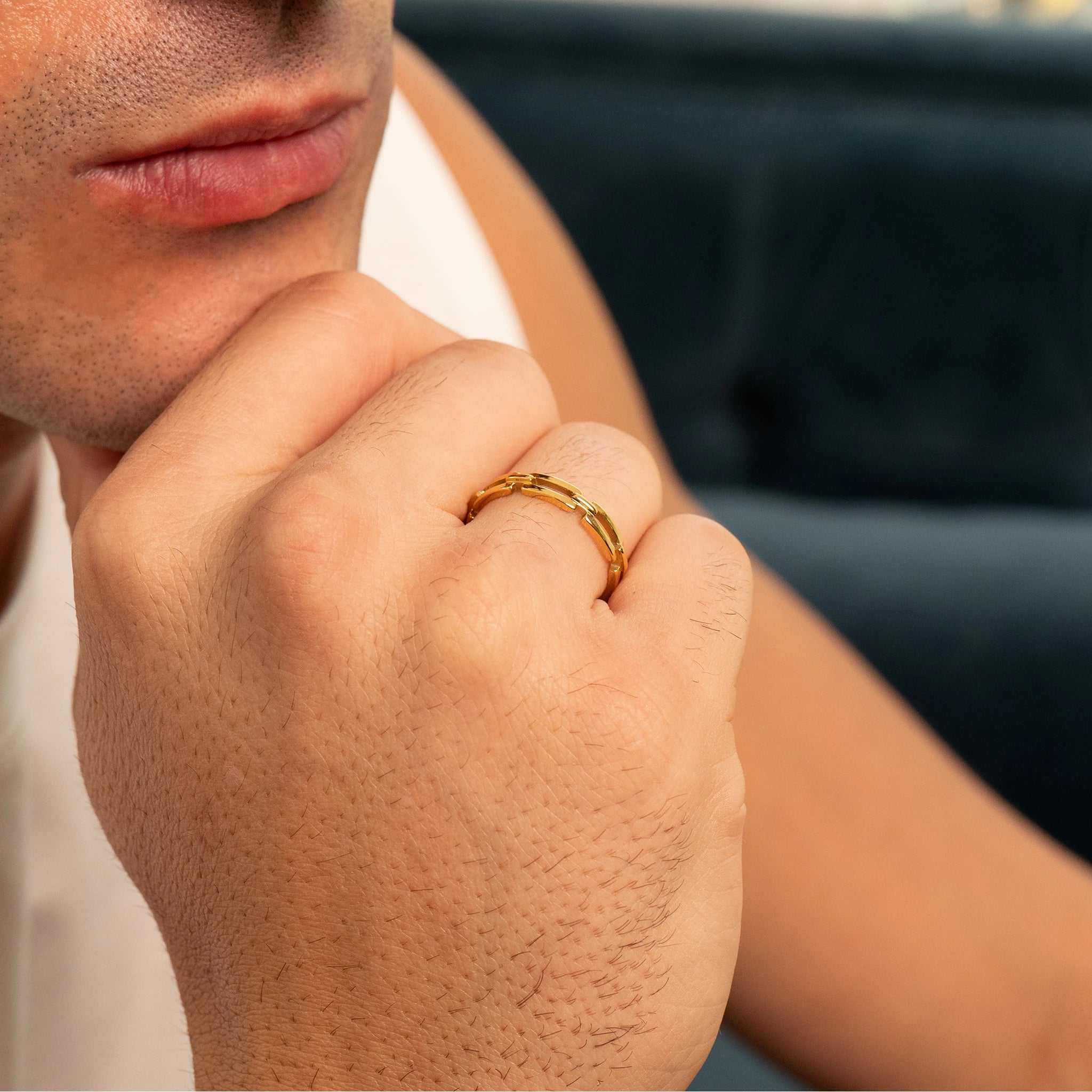 Paperclip Ring (Gold)