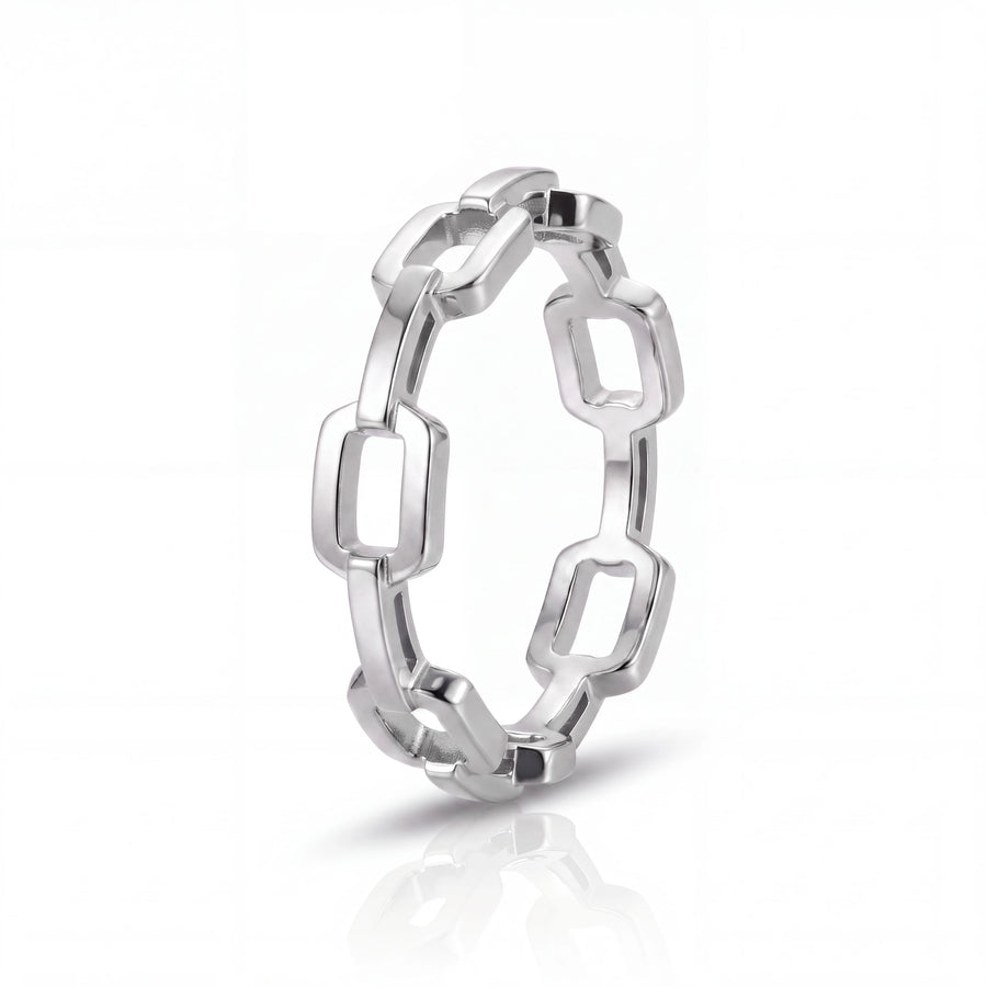 Paperclip Ring (Silver)