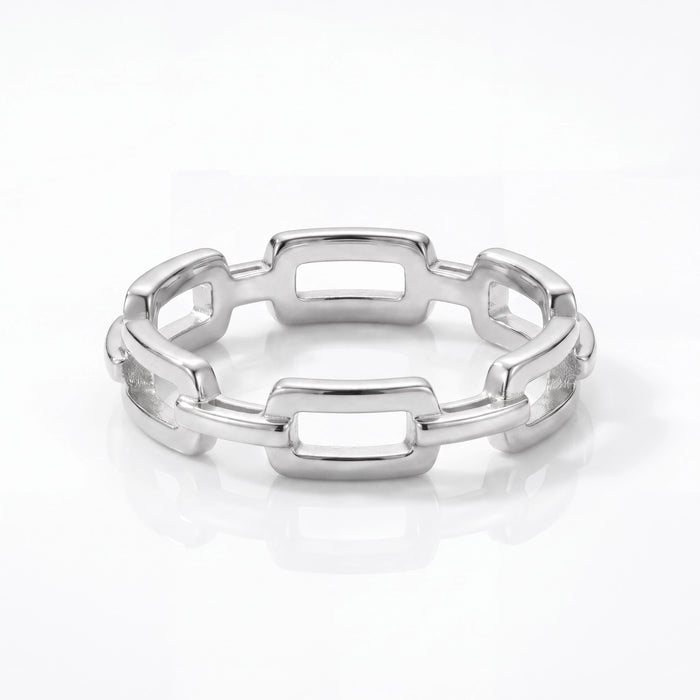 Paperclip Ring (Silver)