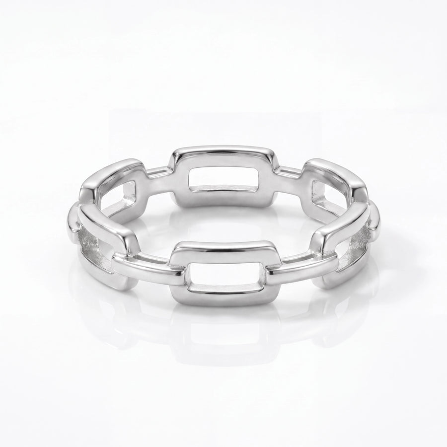 Paperclip Ring (Silver)