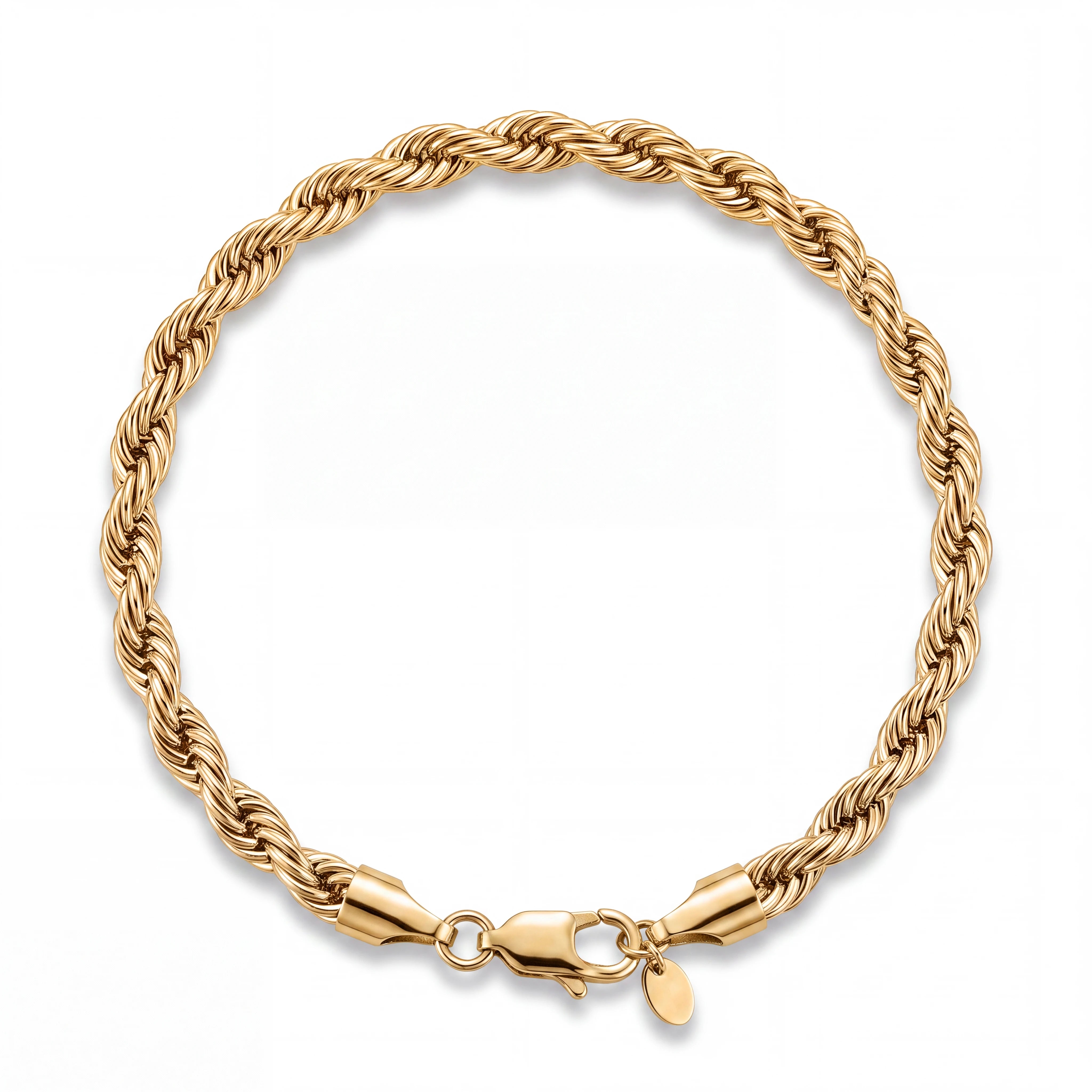ROPE BRACELET (GOLD) 5MM