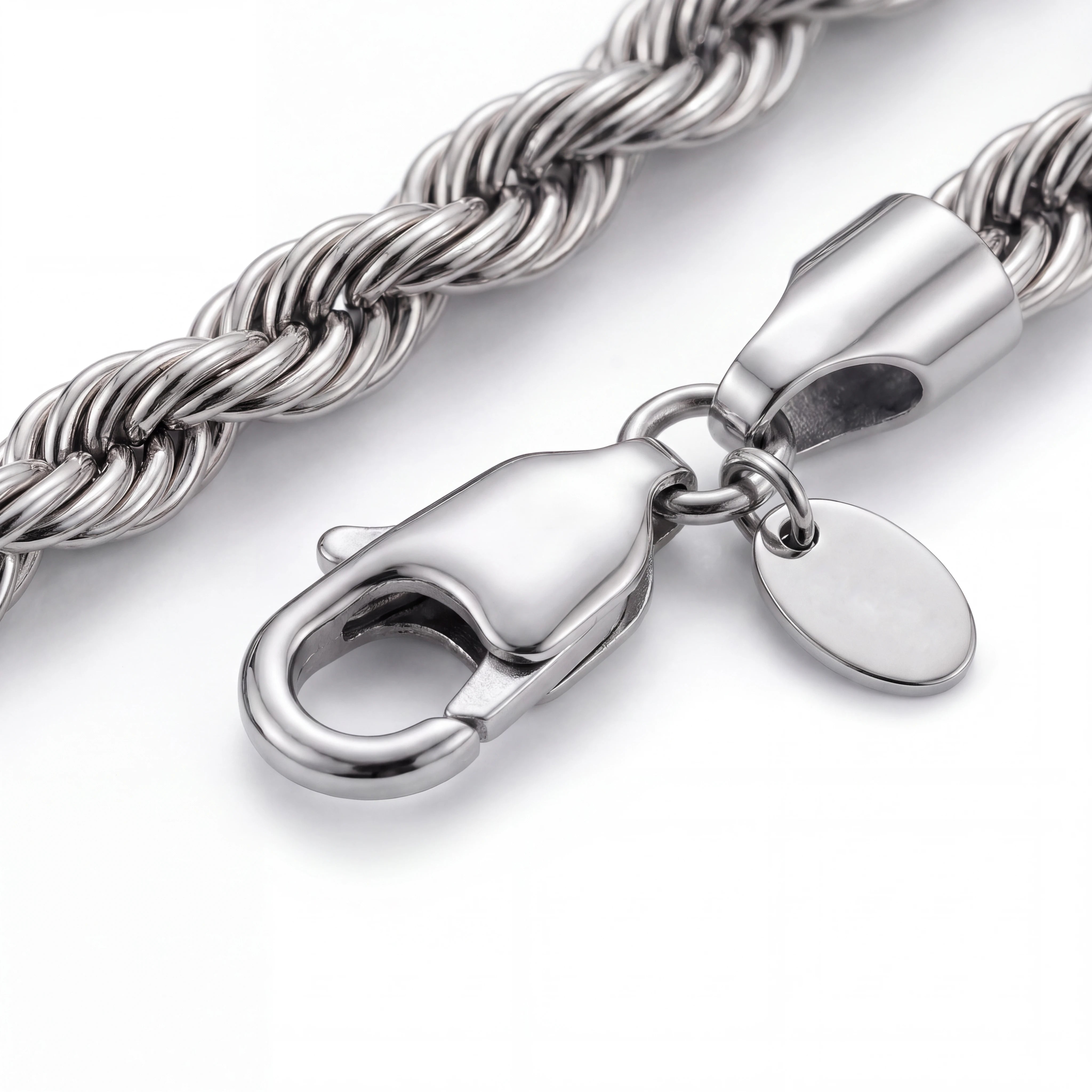 ROPE BRACELET (SILVER) 5MM