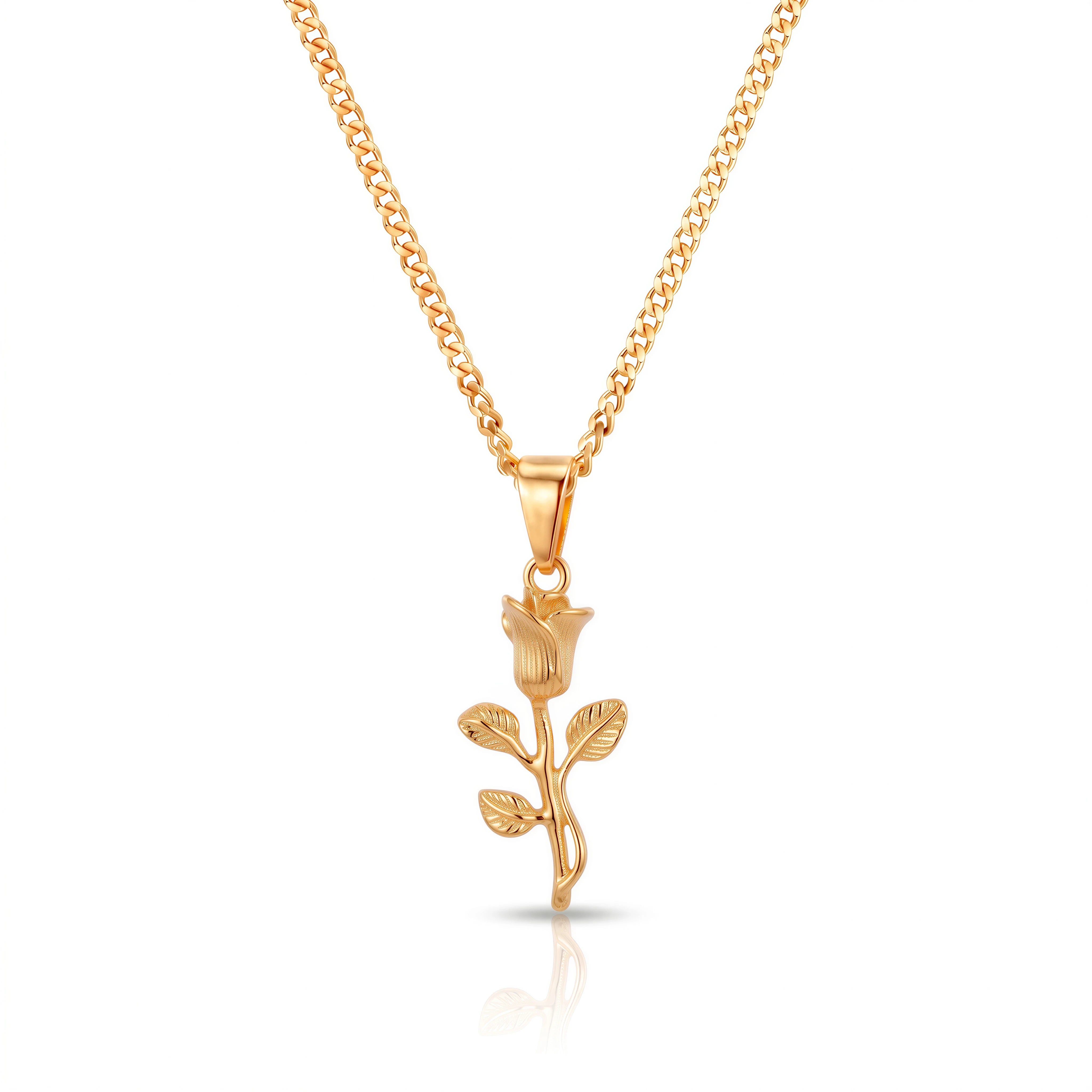 Rose Pendant (Gold)