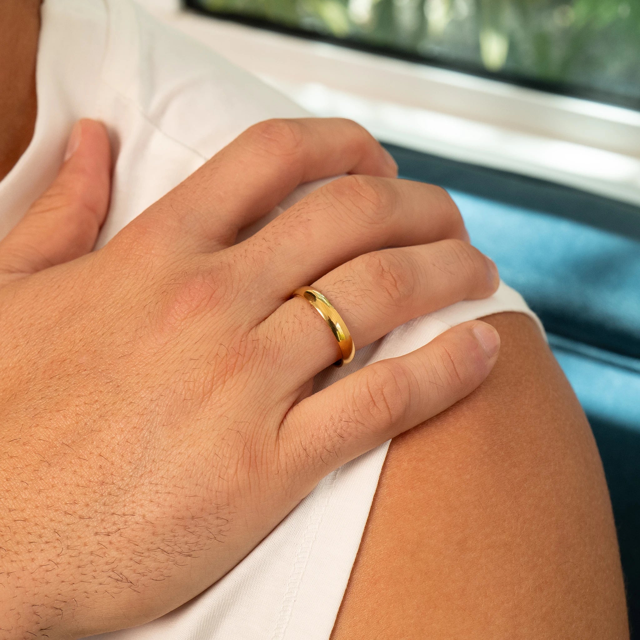 Round Band Ring 4MM (Gold)
