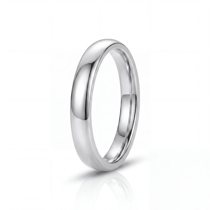 Round Band Ring 4MM (Silver)