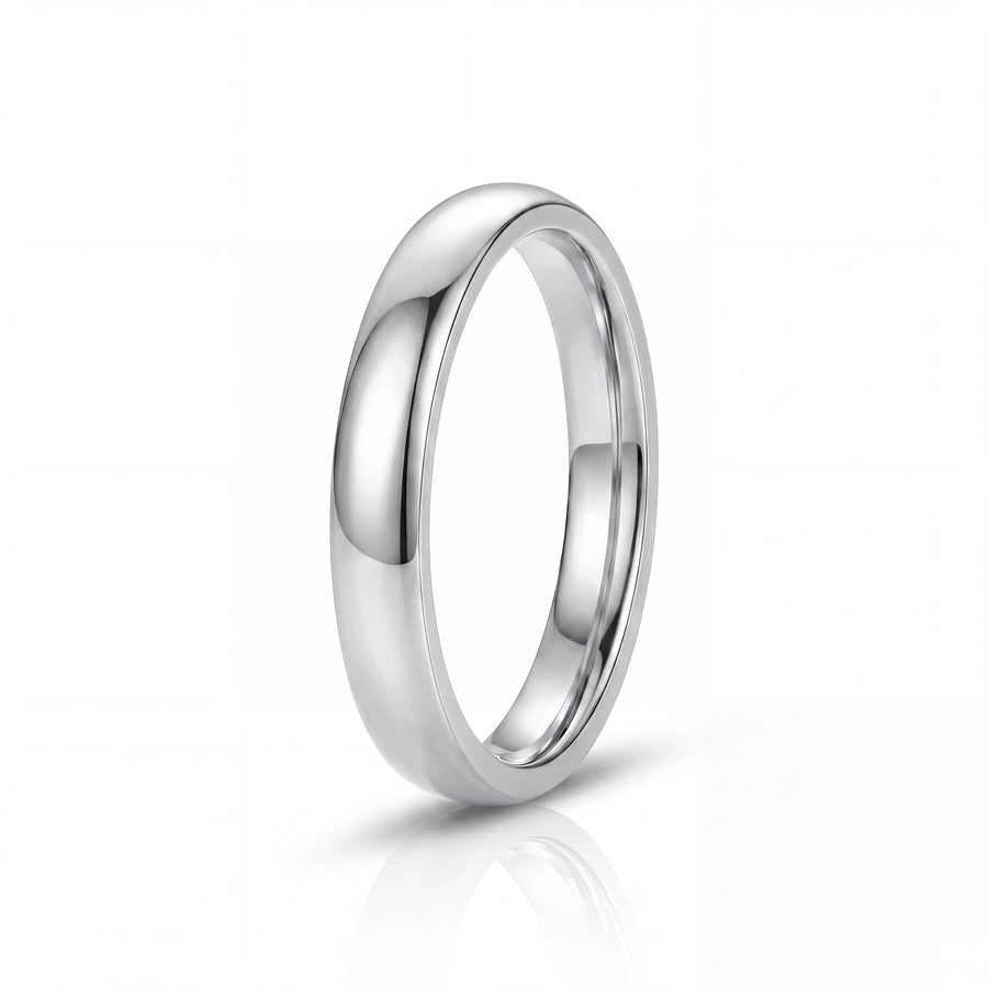 Round Band Ring 4MM (Silver)