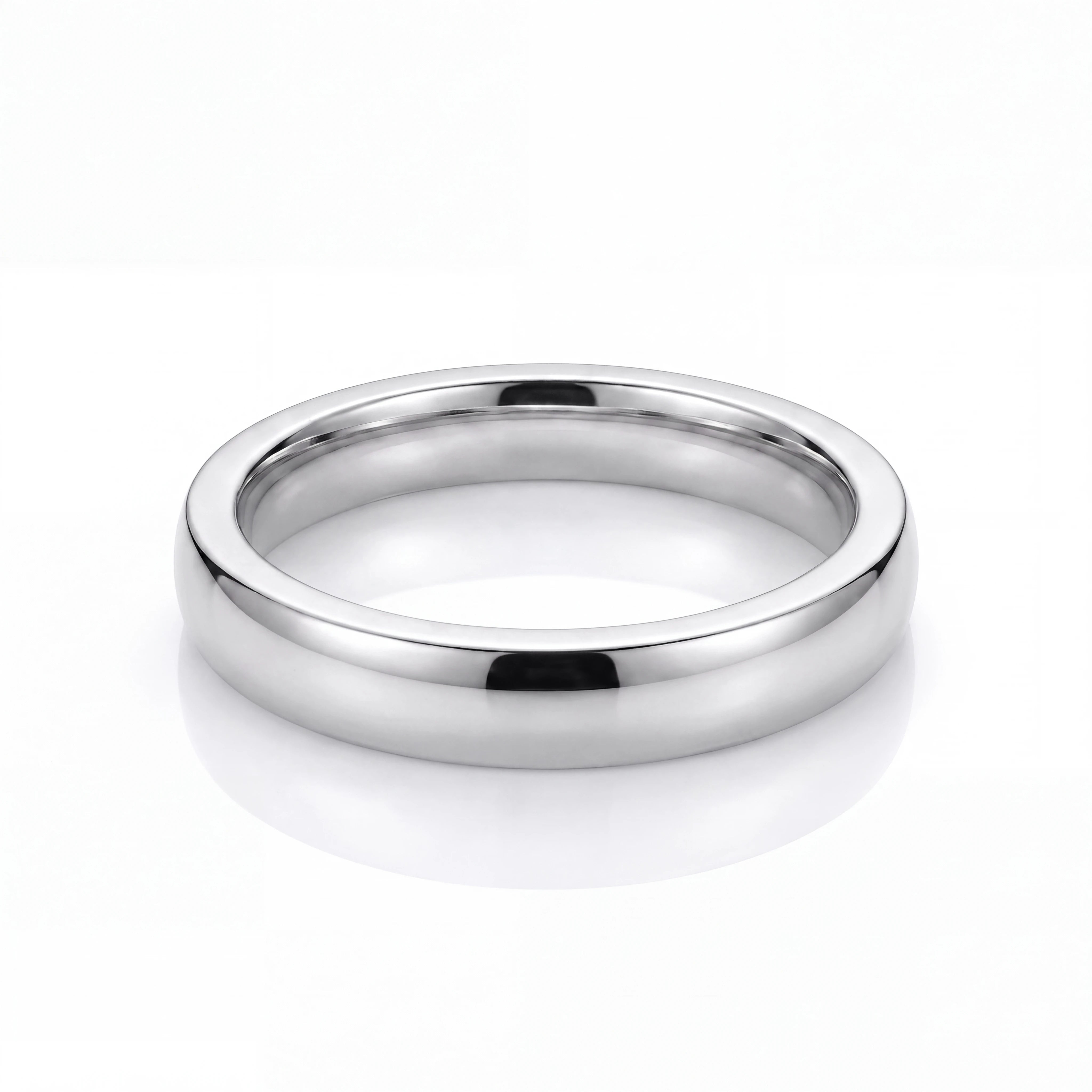 Round Band Ring 4MM (Silver)