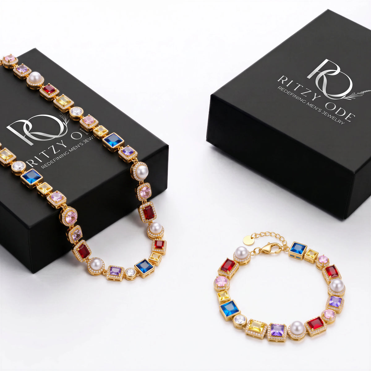 Sapphire Gemstone Set (Gold)