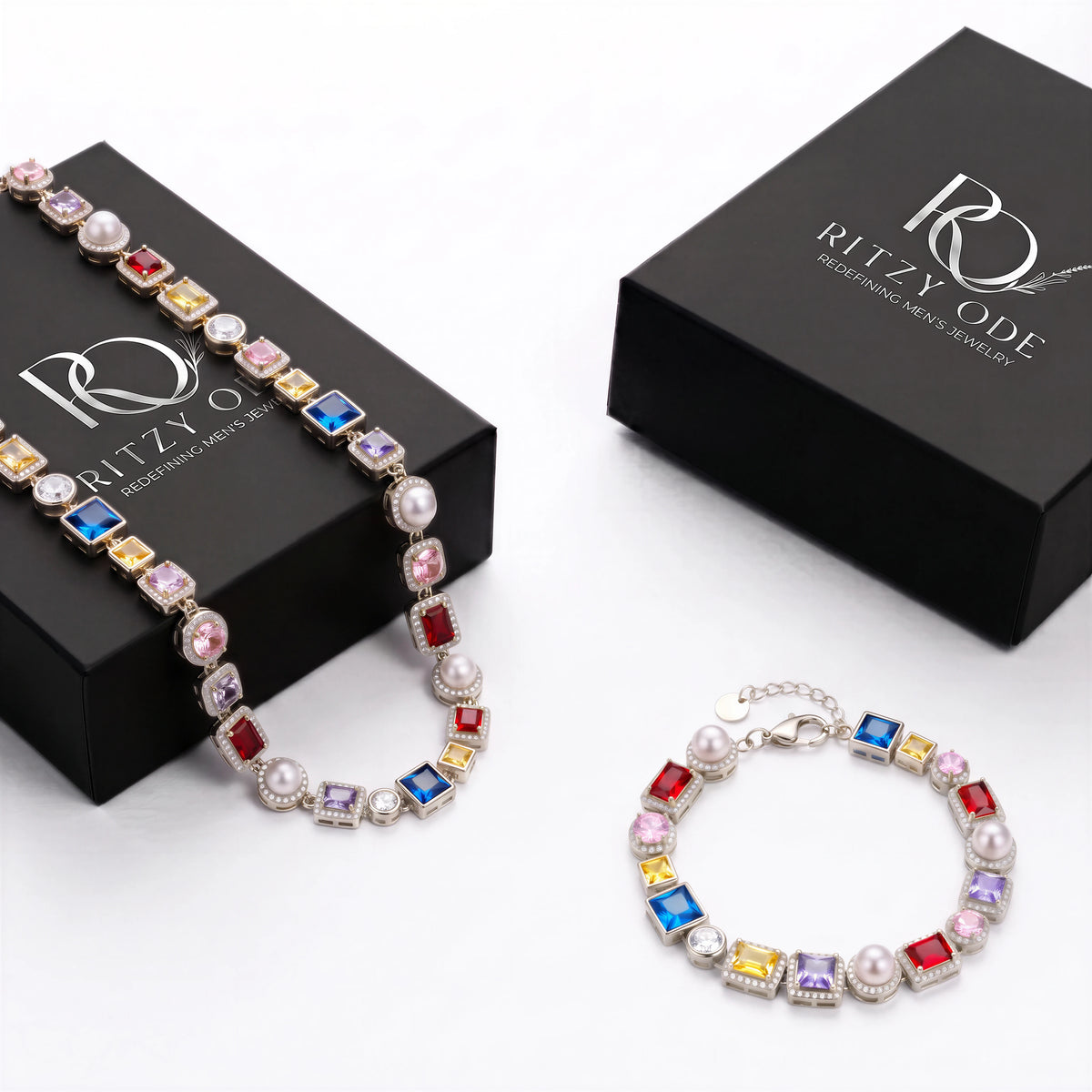 Sapphire Gemstone Set (Silver)